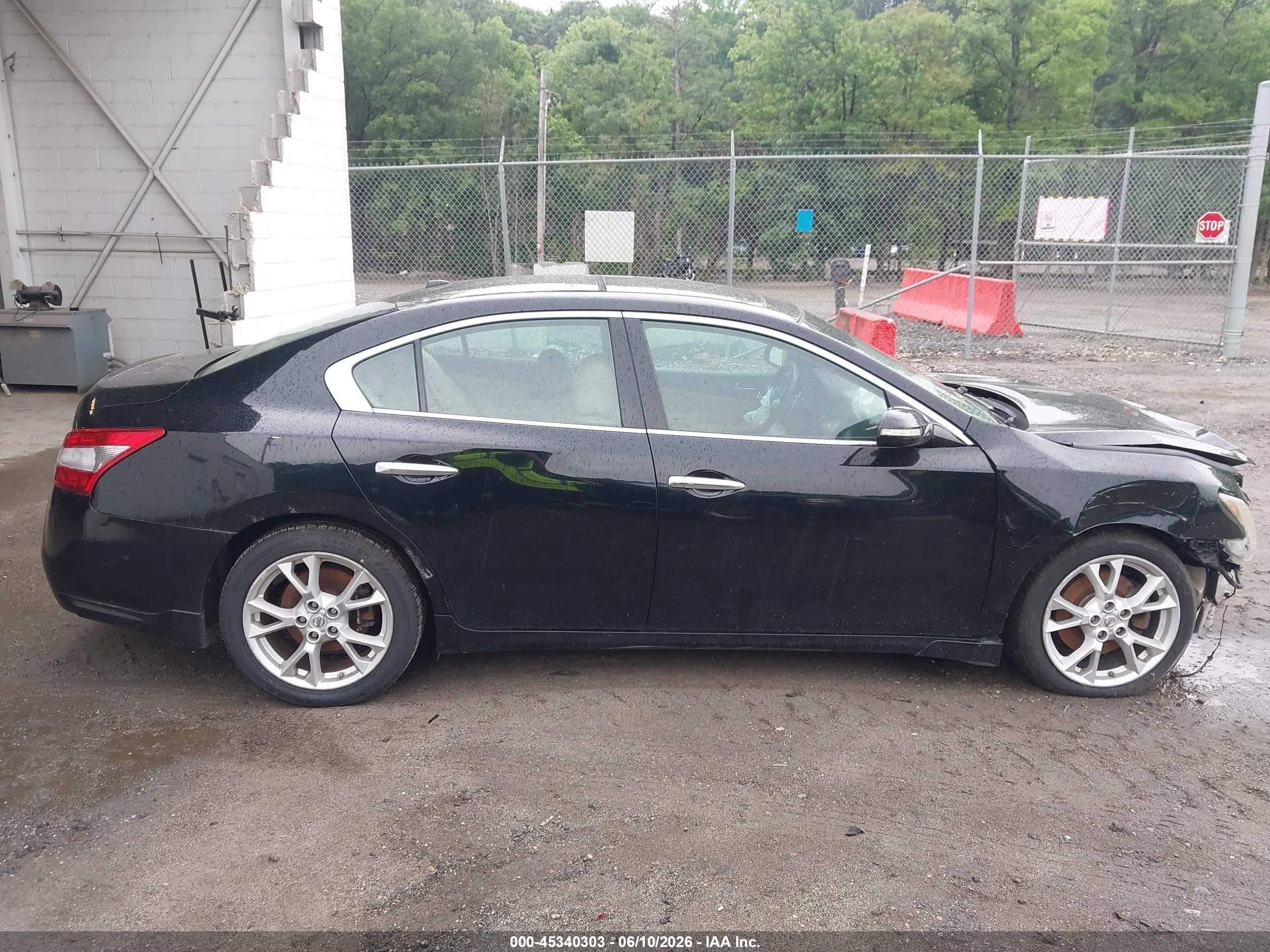2013 Nissan Maxima 3.5 Sv Black vin: 1N4AA5AP5DC842952