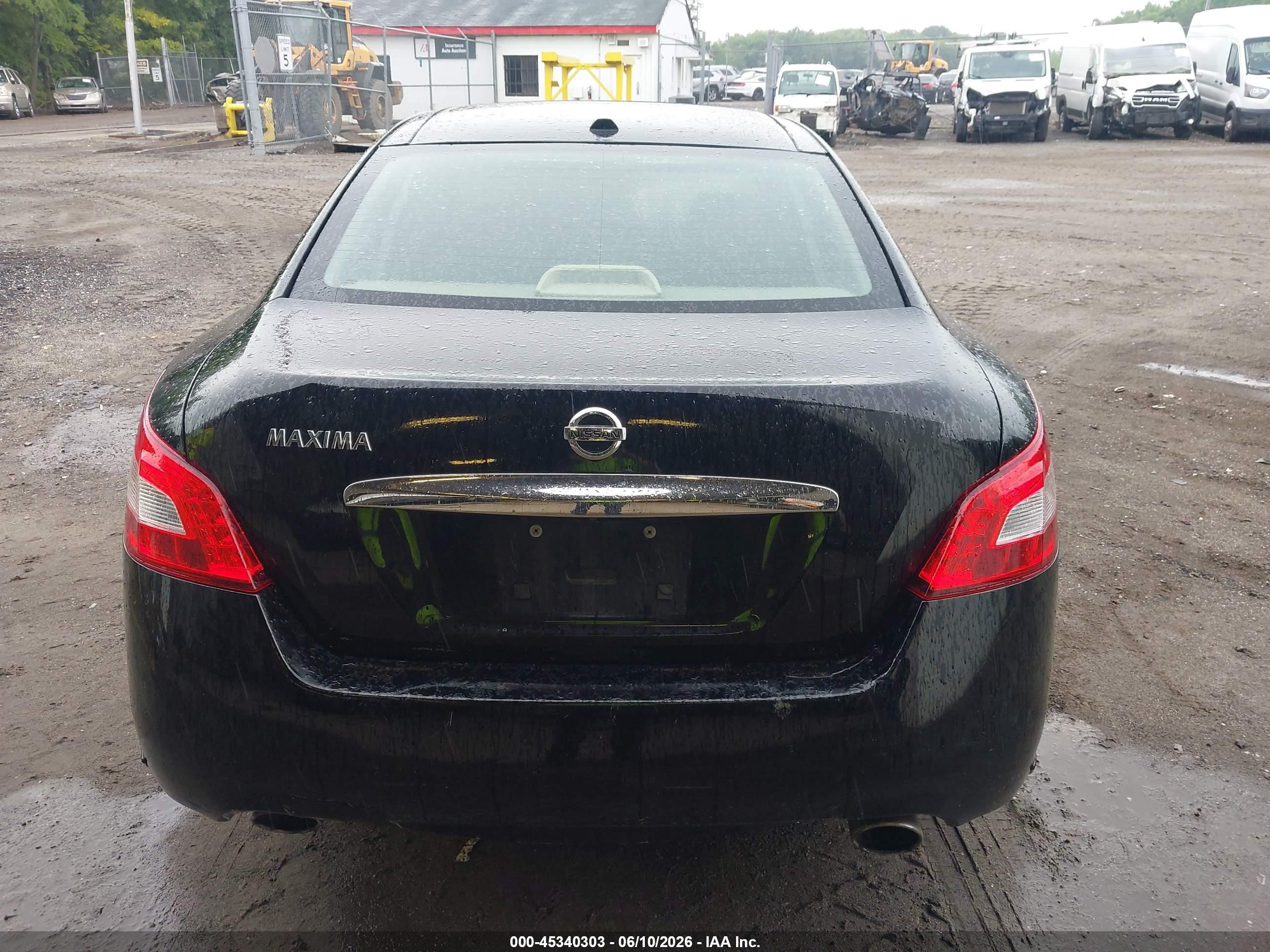 2013 Nissan Maxima 3.5 Sv Black vin: 1N4AA5AP5DC842952