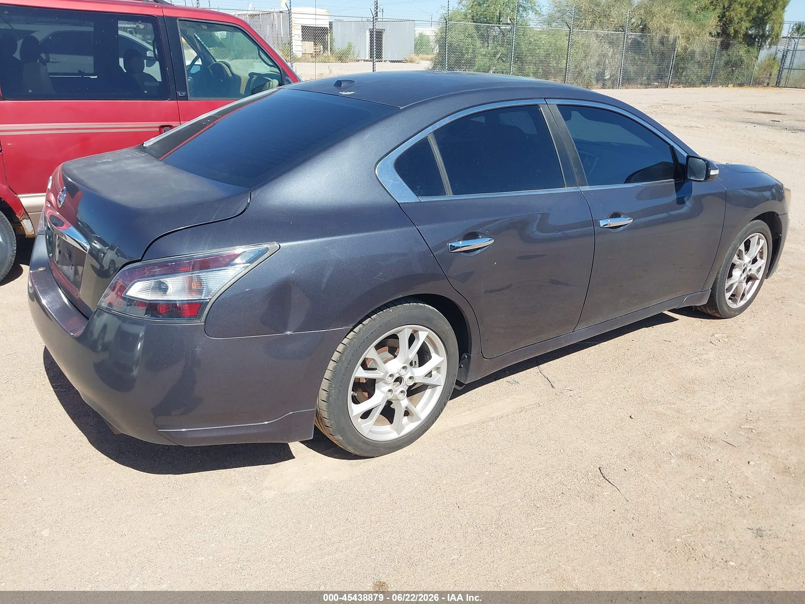 2013 Nissan Maxima 3.5 Sv Gray vin: 1N4AA5AP5DC845821