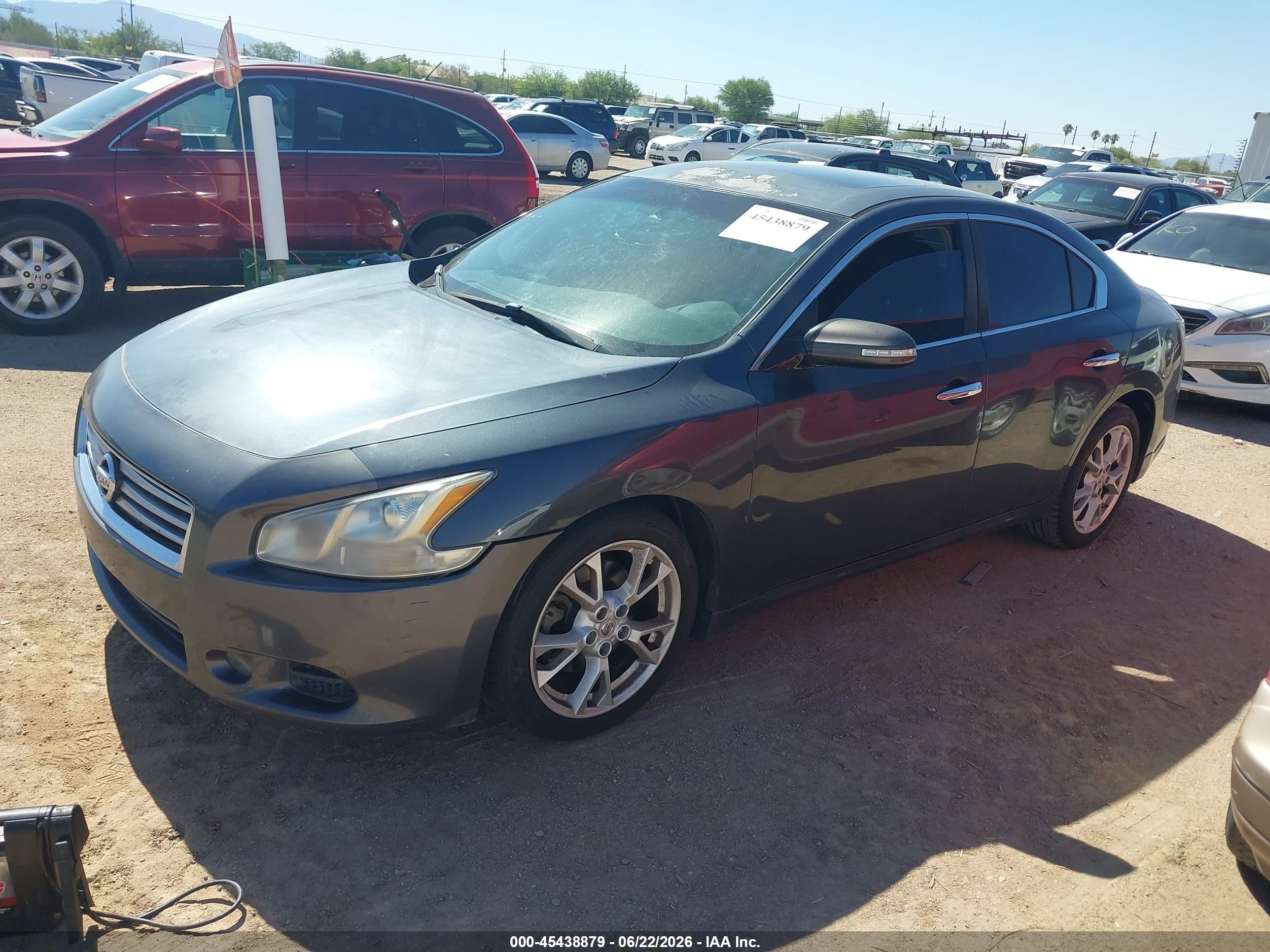 2013 Nissan Maxima 3.5 Sv Gray vin: 1N4AA5AP5DC845821