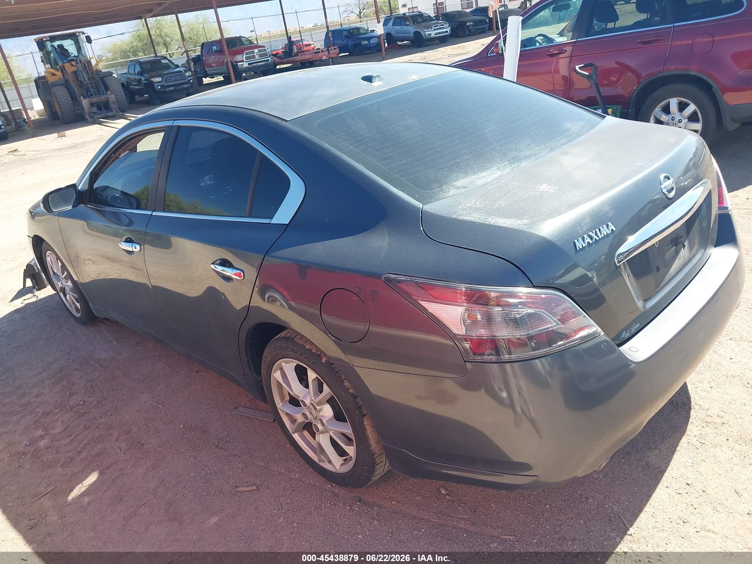 2013 Nissan Maxima 3.5 Sv Gray vin: 1N4AA5AP5DC845821