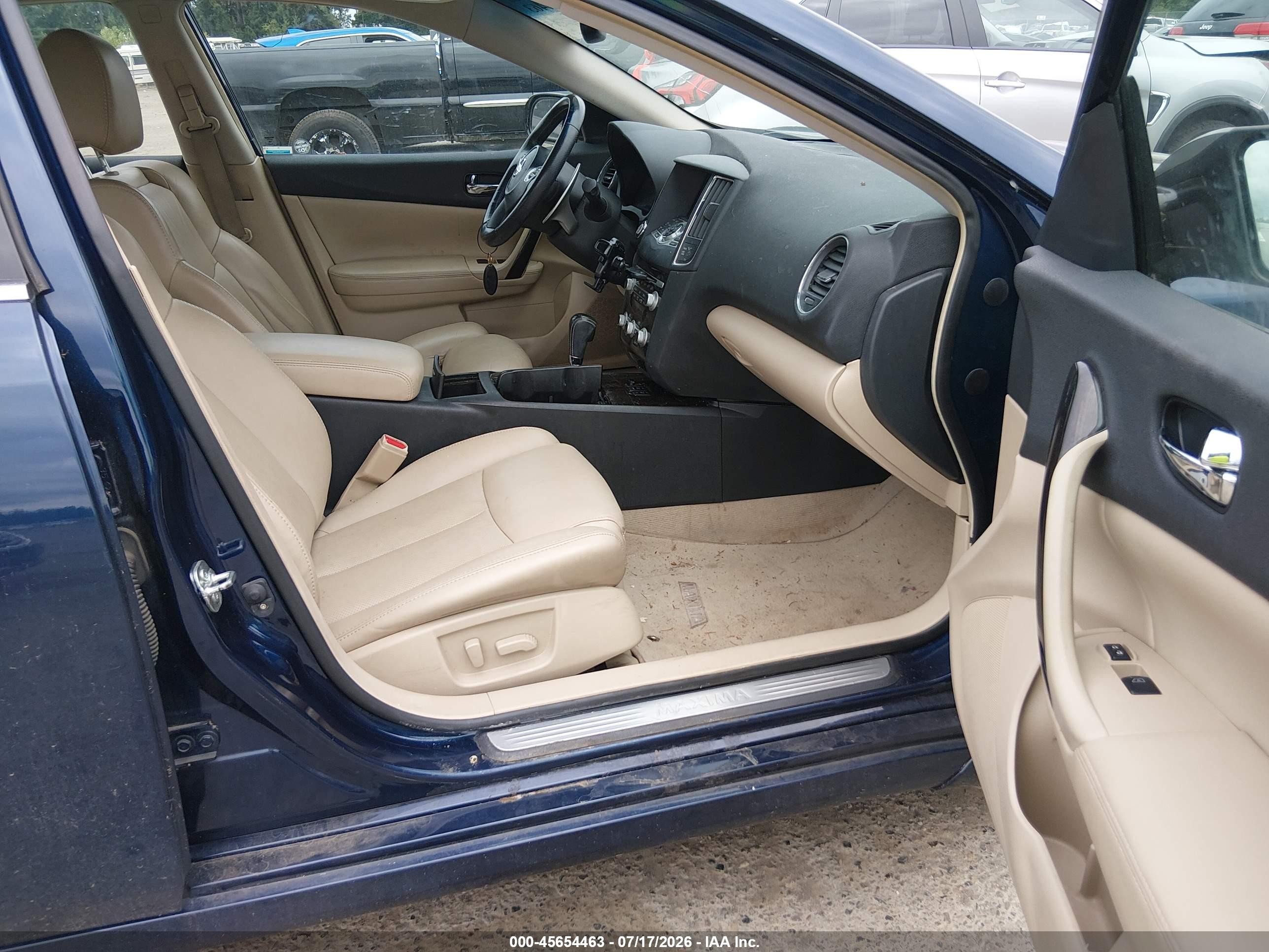 2013 Nissan Maxima 3.5 Sv Синий vin: 1N4AA5AP5DC847133