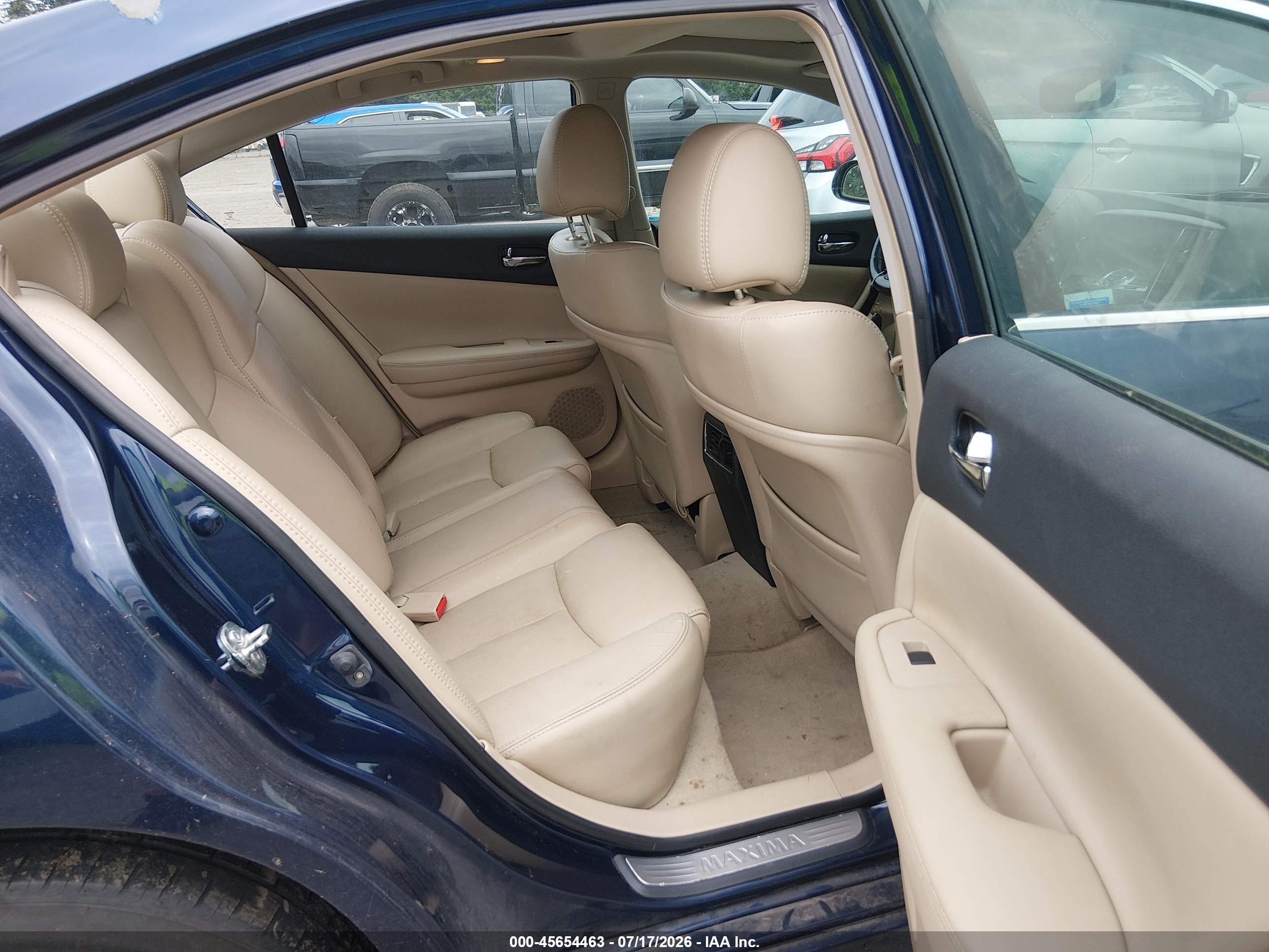 2013 Nissan Maxima 3.5 Sv Синий vin: 1N4AA5AP5DC847133
