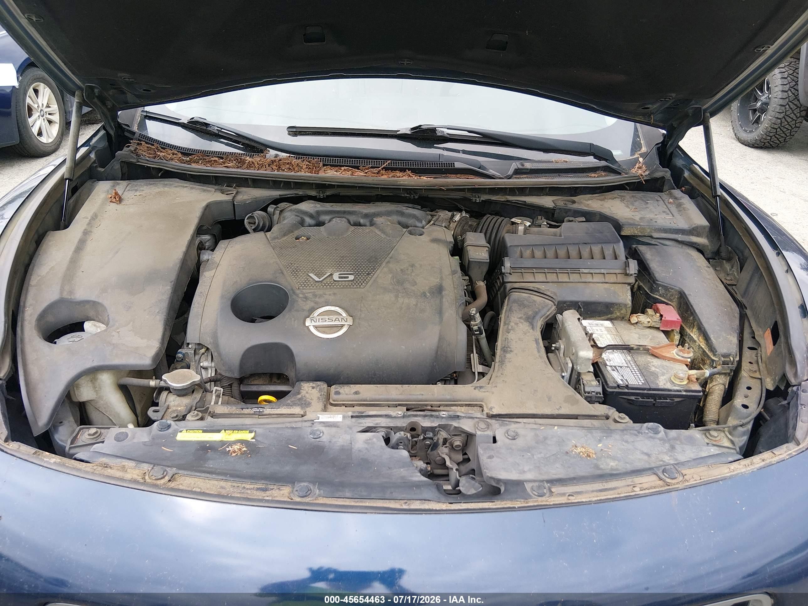 2013 Nissan Maxima 3.5 Sv Синий vin: 1N4AA5AP5DC847133