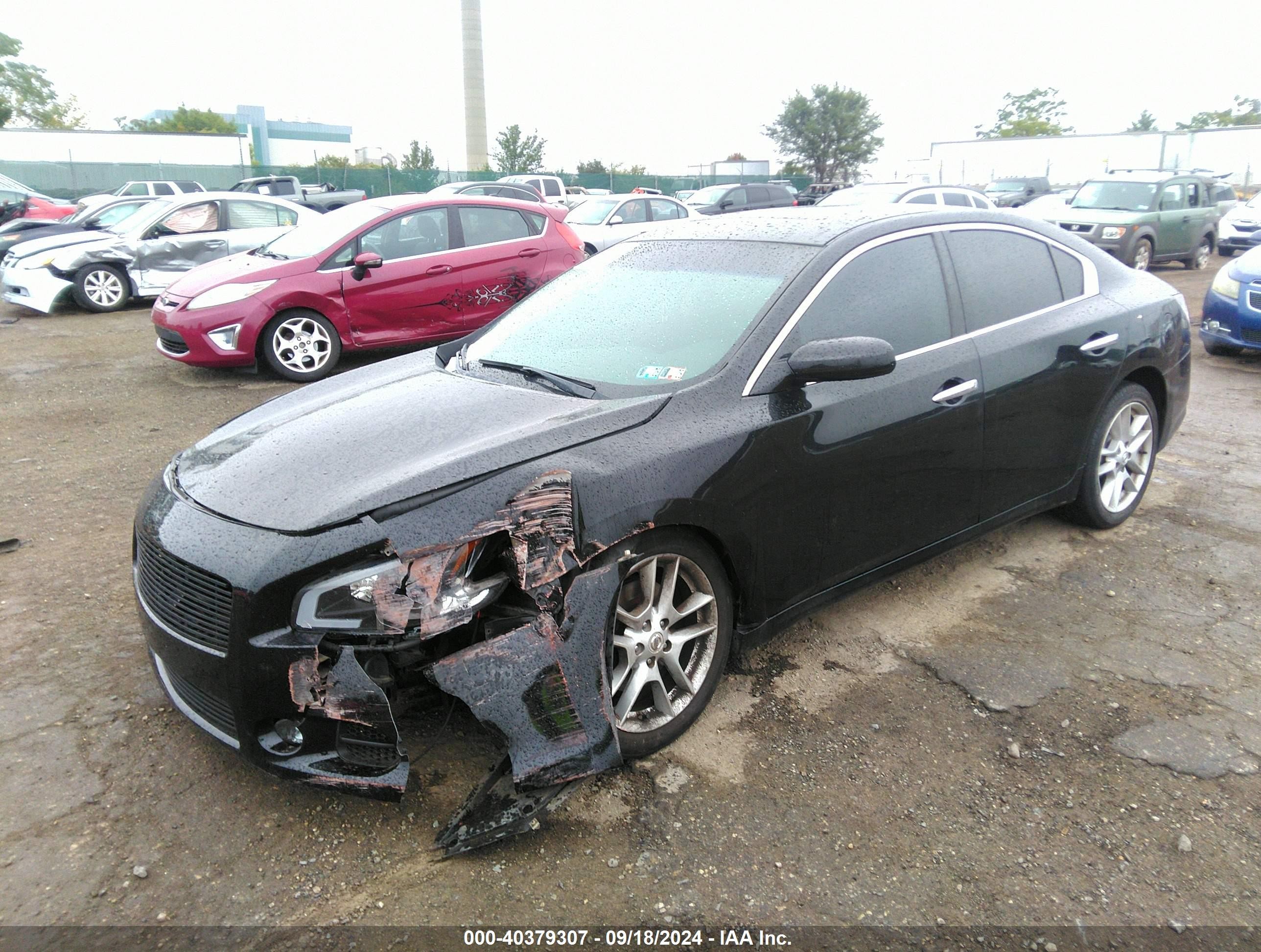 2014 Nissan Maxima 3.5 S Black vin: 1N4AA5AP5EC430838
