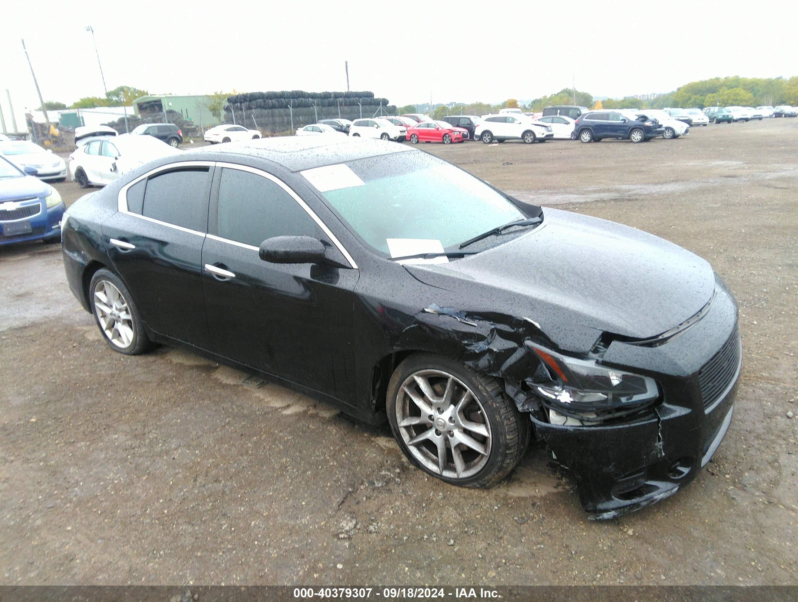 2014 Nissan Maxima 3.5 S Black vin: 1N4AA5AP5EC430838