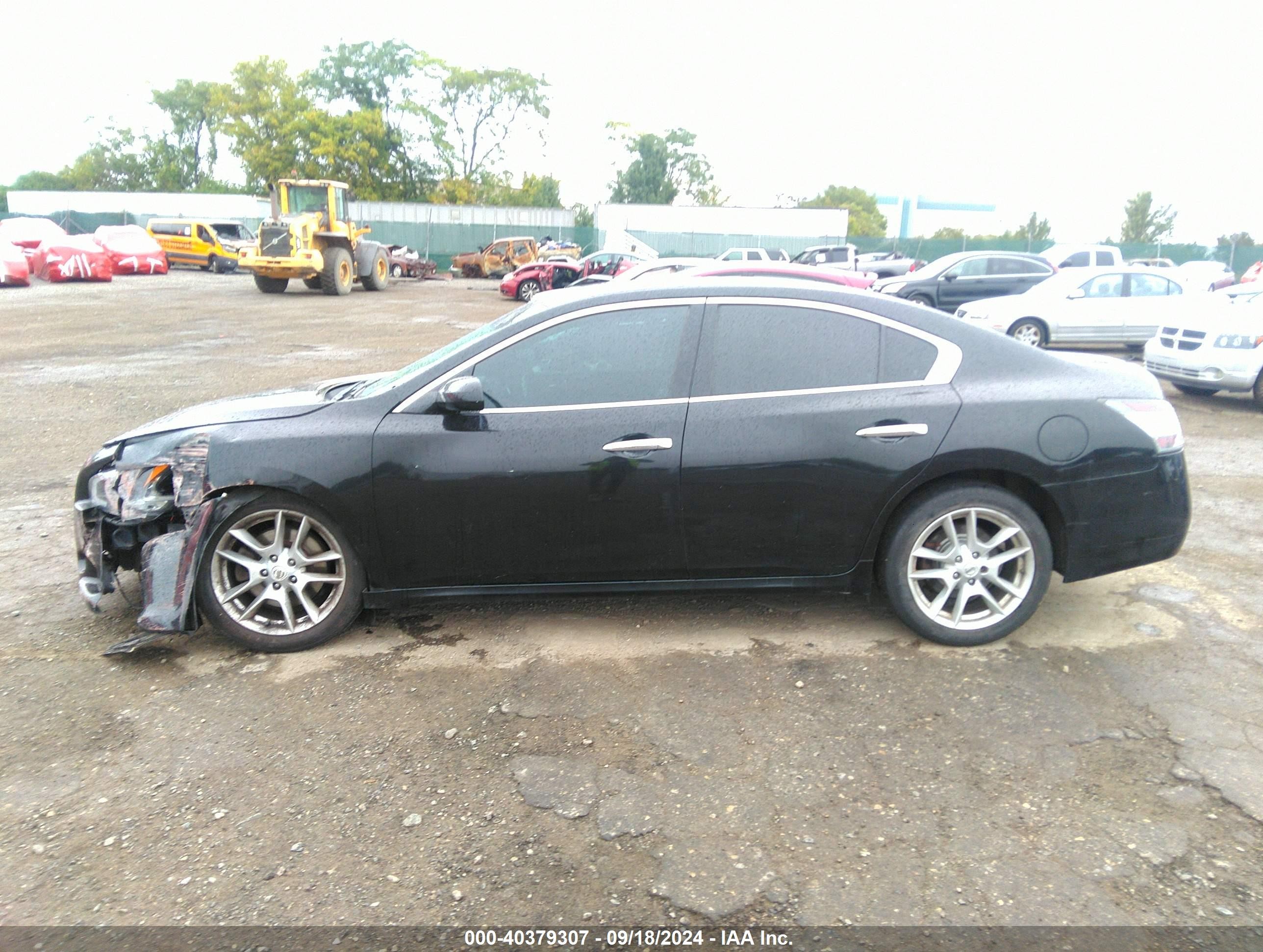 2014 Nissan Maxima 3.5 S Black vin: 1N4AA5AP5EC430838