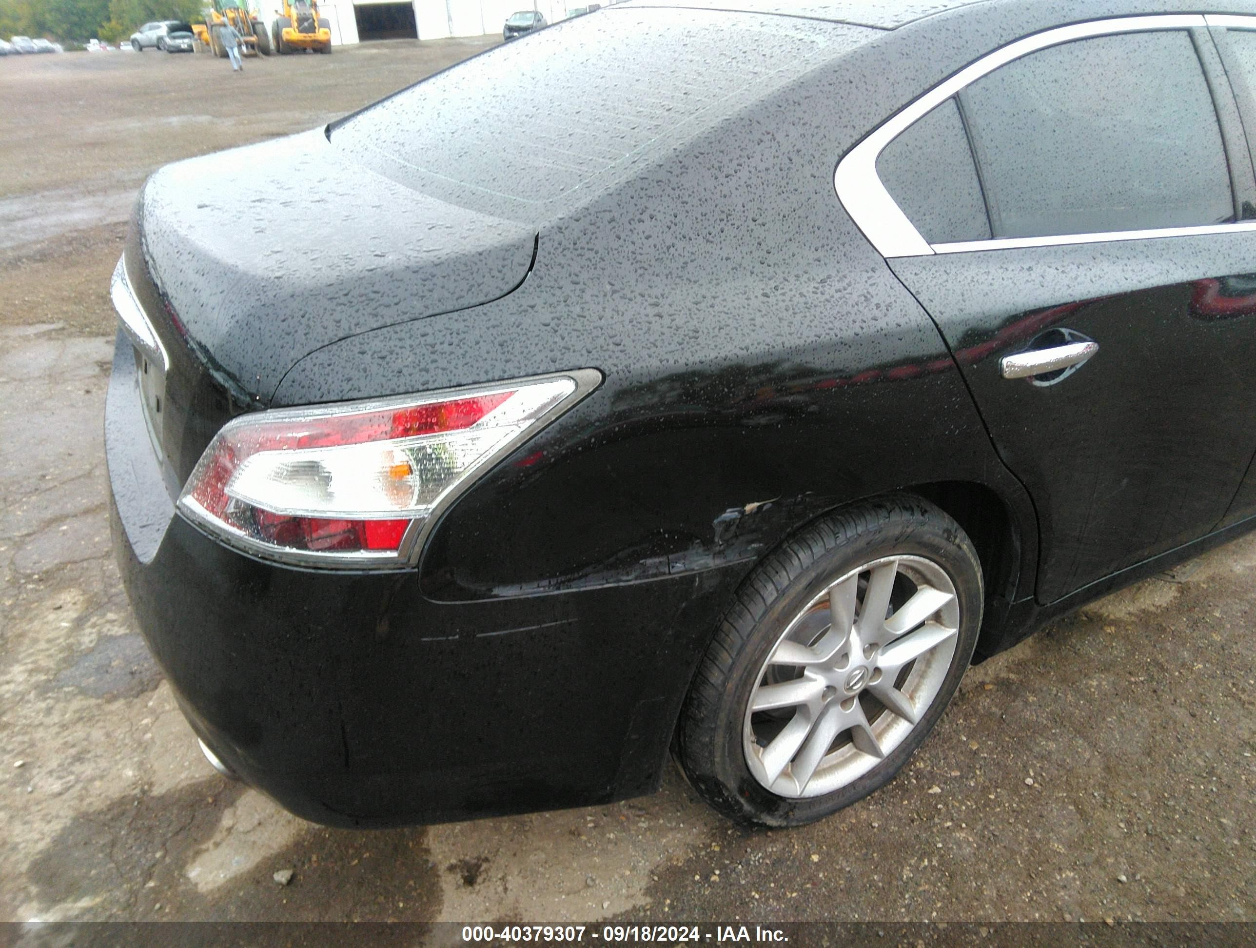 2014 Nissan Maxima 3.5 S Black vin: 1N4AA5AP5EC430838
