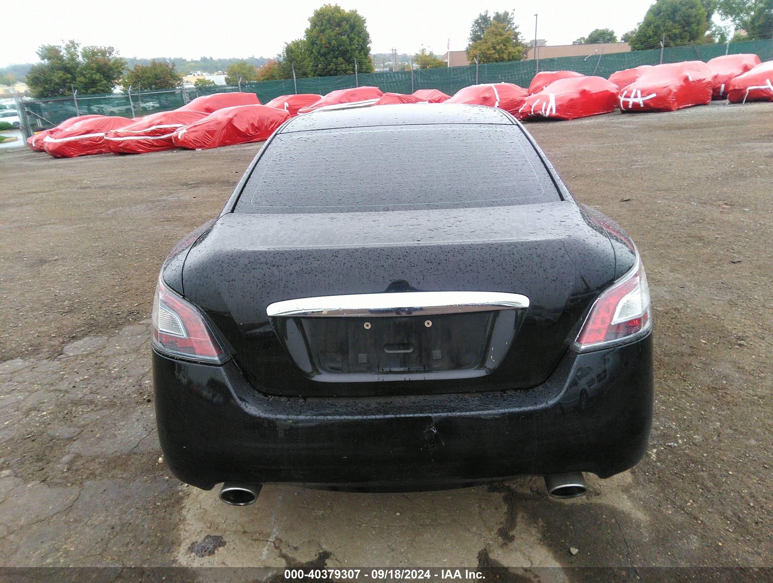 2014 Nissan Maxima 3.5 S Black vin: 1N4AA5AP5EC430838