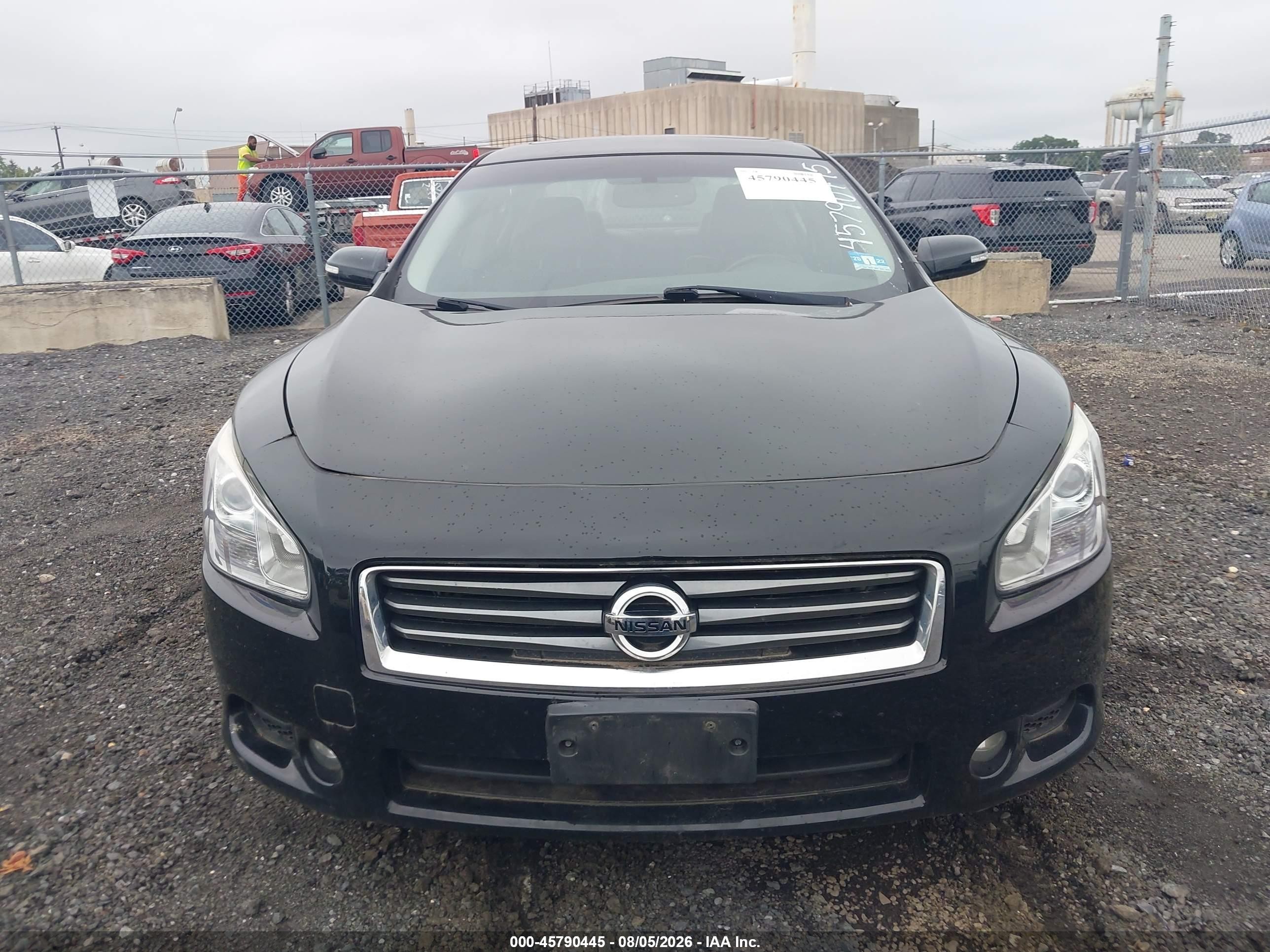 2014 Nissan Maxima 3.5 Sv Черный vin: 1N4AA5AP5EC436610