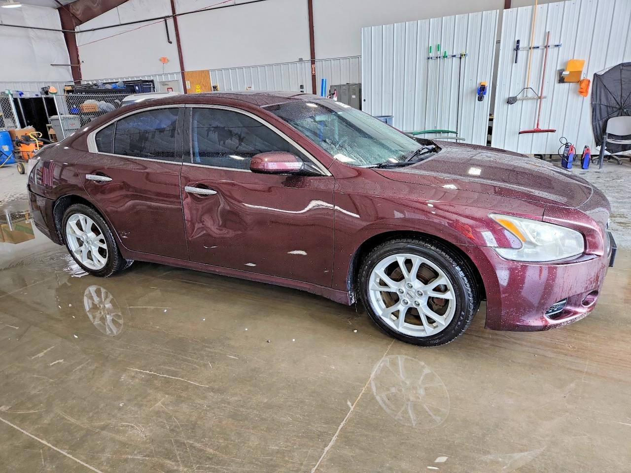 2014 Nissan Maxima 3.5 S Purple vin: 1N4AA5AP5EC439751