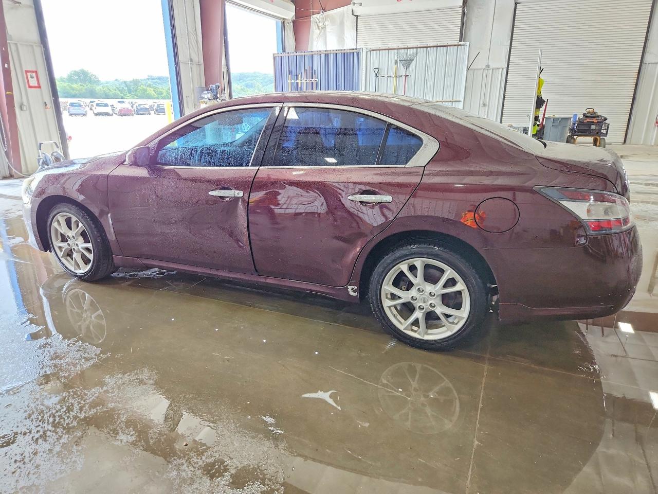 2014 Nissan Maxima 3.5 S Purple vin: 1N4AA5AP5EC439751