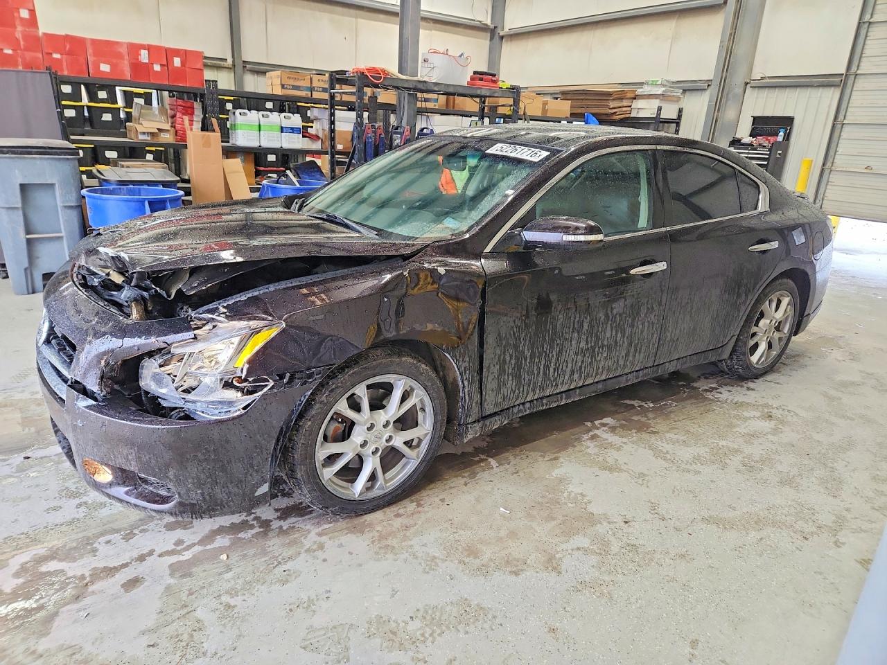 2014 Nissan Maxima 3.5 Sv Black vin: 1N4AA5AP5EC442178