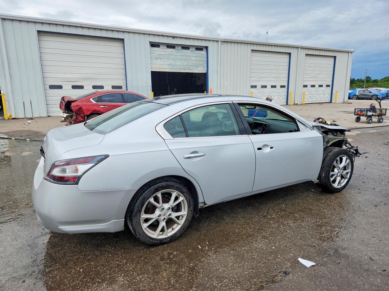 2014 Nissan Maxima 3.5 Sv Silver vin: 1N4AA5AP5EC445369