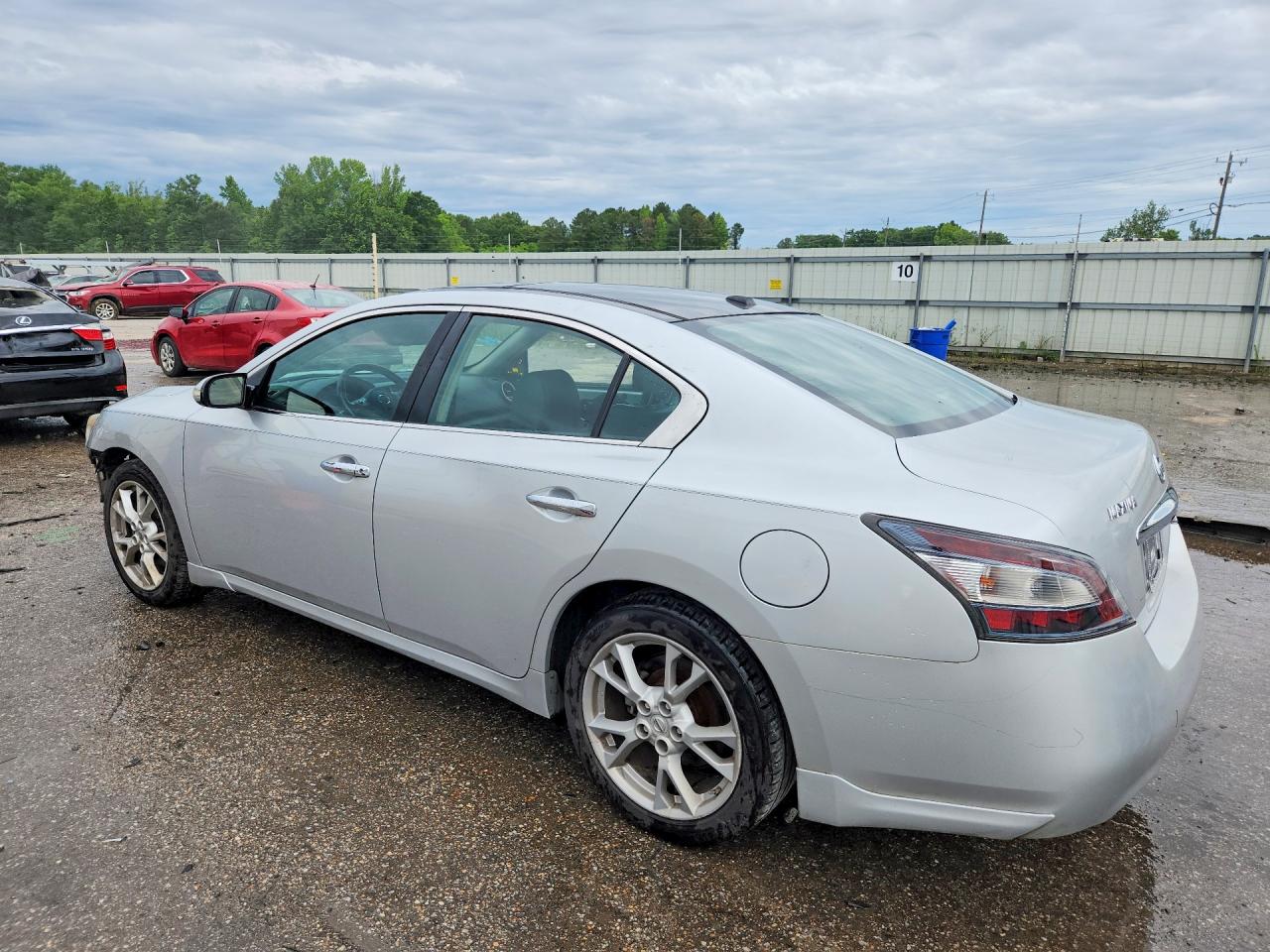 2014 Nissan Maxima 3.5 Sv Silver vin: 1N4AA5AP5EC445369