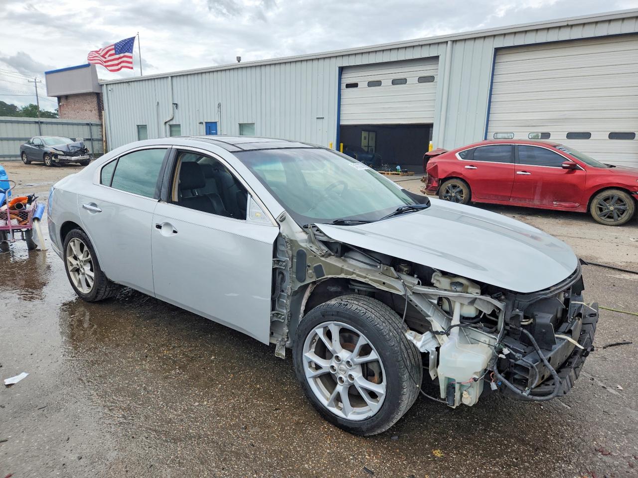 2014 Nissan Maxima 3.5 Sv Silver vin: 1N4AA5AP5EC445369