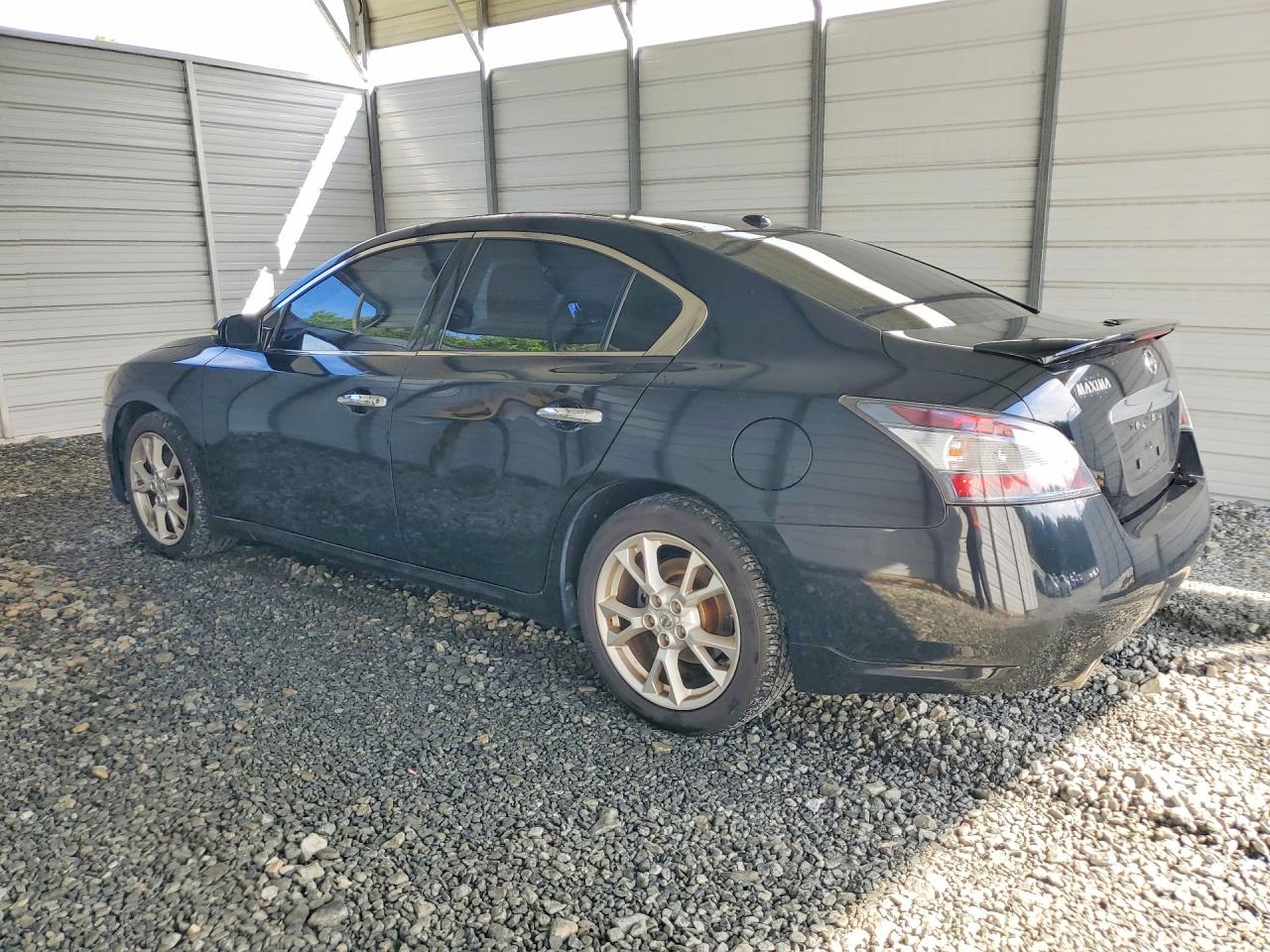 2014 Nissan Maxima 3.5 Sv Black vin: 1N4AA5AP5EC445453