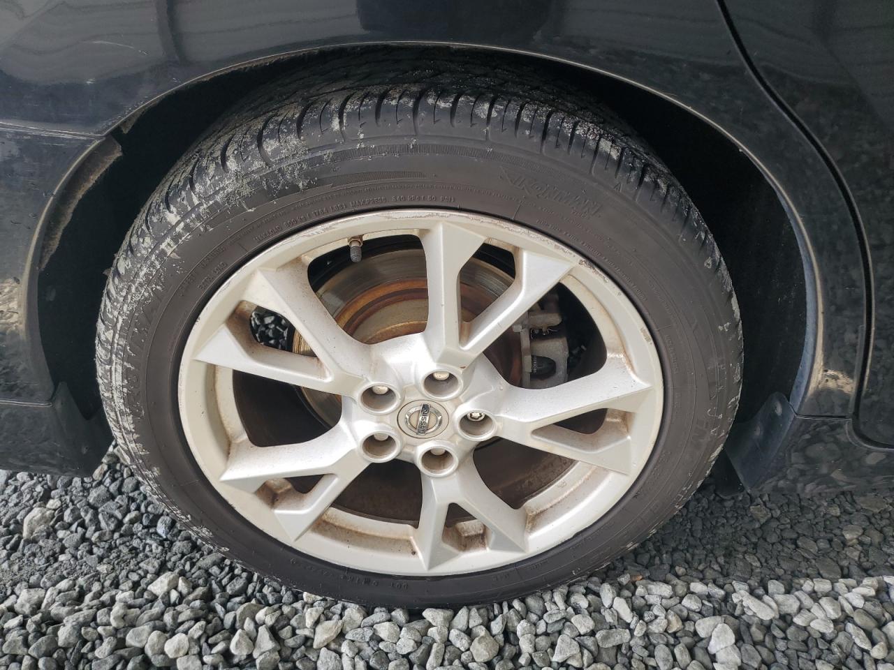 2014 Nissan Maxima 3.5 Sv Black vin: 1N4AA5AP5EC445453 Damage: Right Rear Wheel, Curb Rash, > 12 Inches