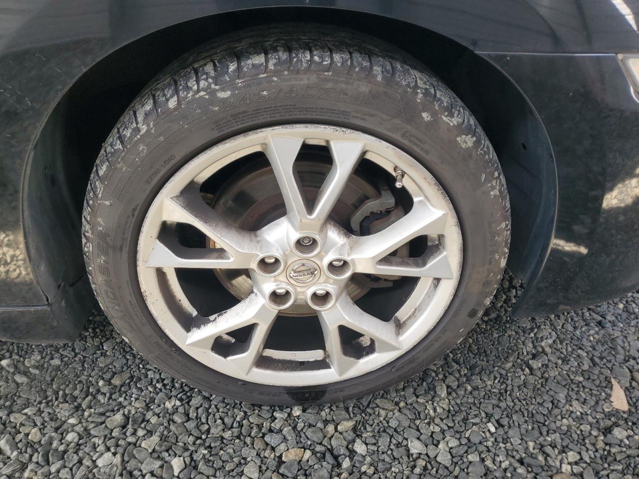 2014 Nissan Maxima 3.5 Sv Black vin: 1N4AA5AP5EC445453 Damage: Right Front Wheel, Curb Rash, > 12 Inches
