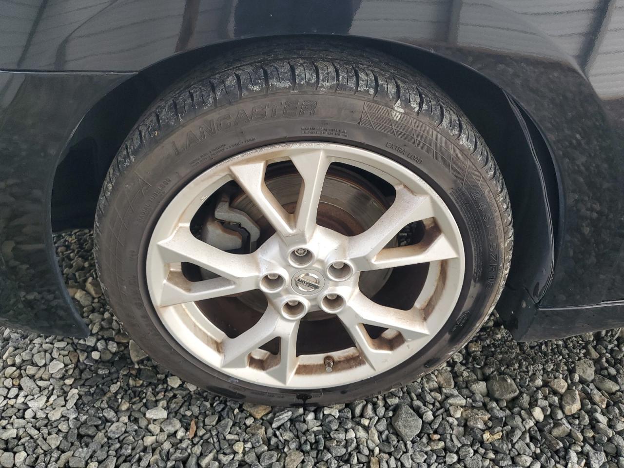 2014 Nissan Maxima 3.5 Sv Black vin: 1N4AA5AP5EC445453 Damage: Left Front Wheel, Curb Rash, > 12 Inches