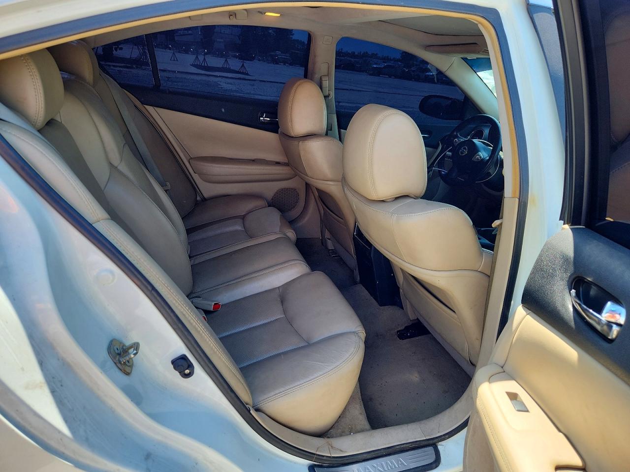 2014 Nissan Maxima 3.5 Sv White vin: 1N4AA5AP5EC448966