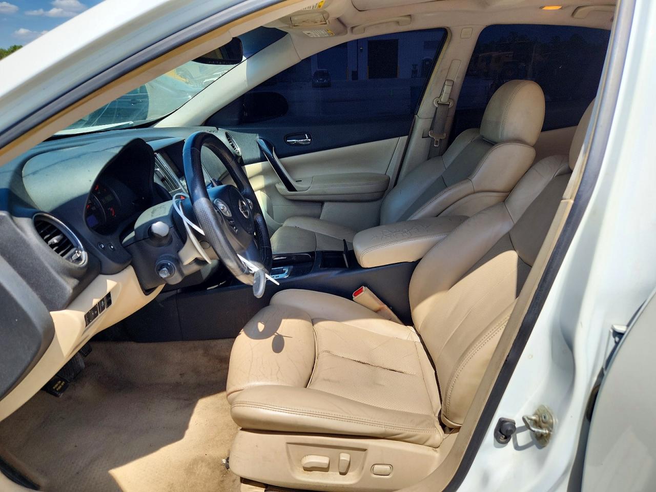2014 Nissan Maxima 3.5 Sv White vin: 1N4AA5AP5EC448966
