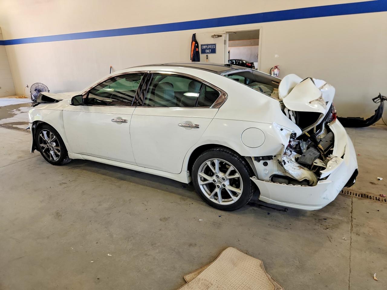 2014 Nissan Maxima 3.5 Sv White vin: 1N4AA5AP5EC449714
