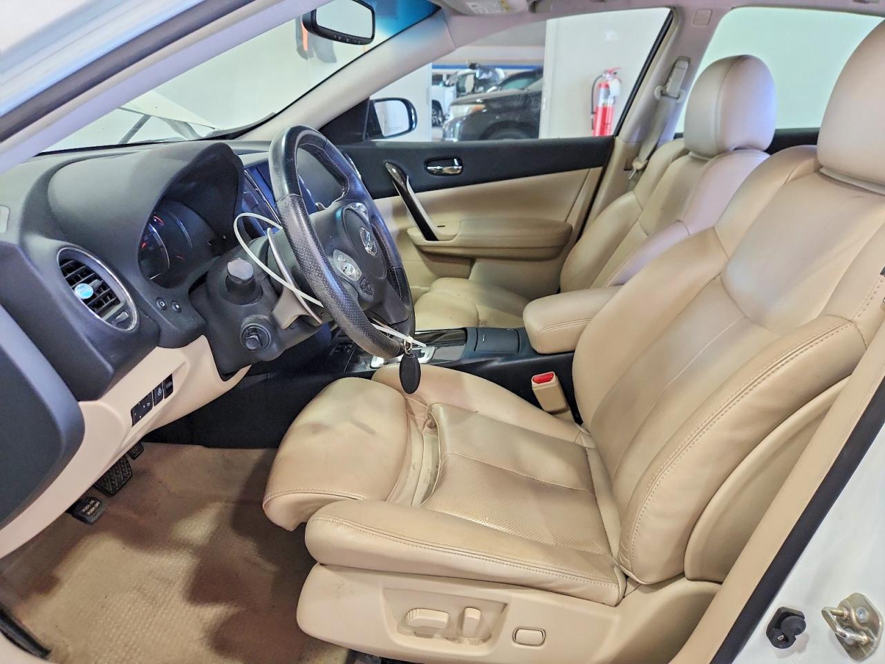 2014 Nissan Maxima 3.5 Sv White vin: 1N4AA5AP5EC449714