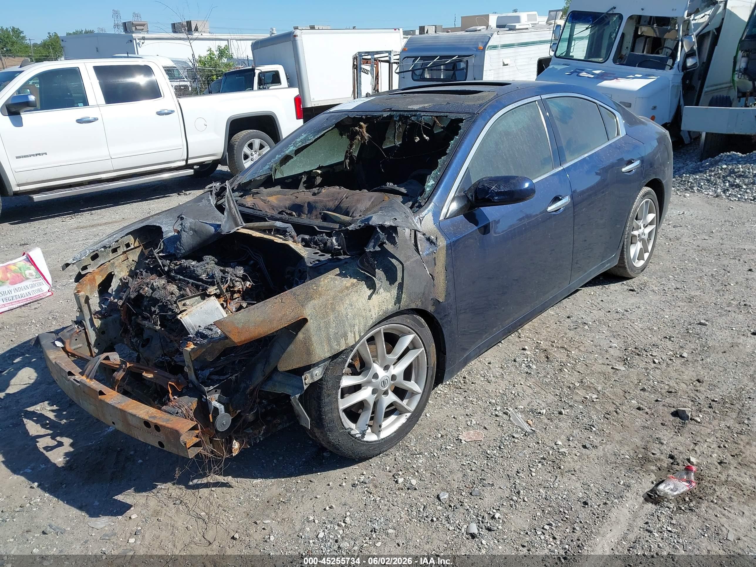 2014 Nissan Maxima   Blue vin: 1N4AA5AP5EC455089