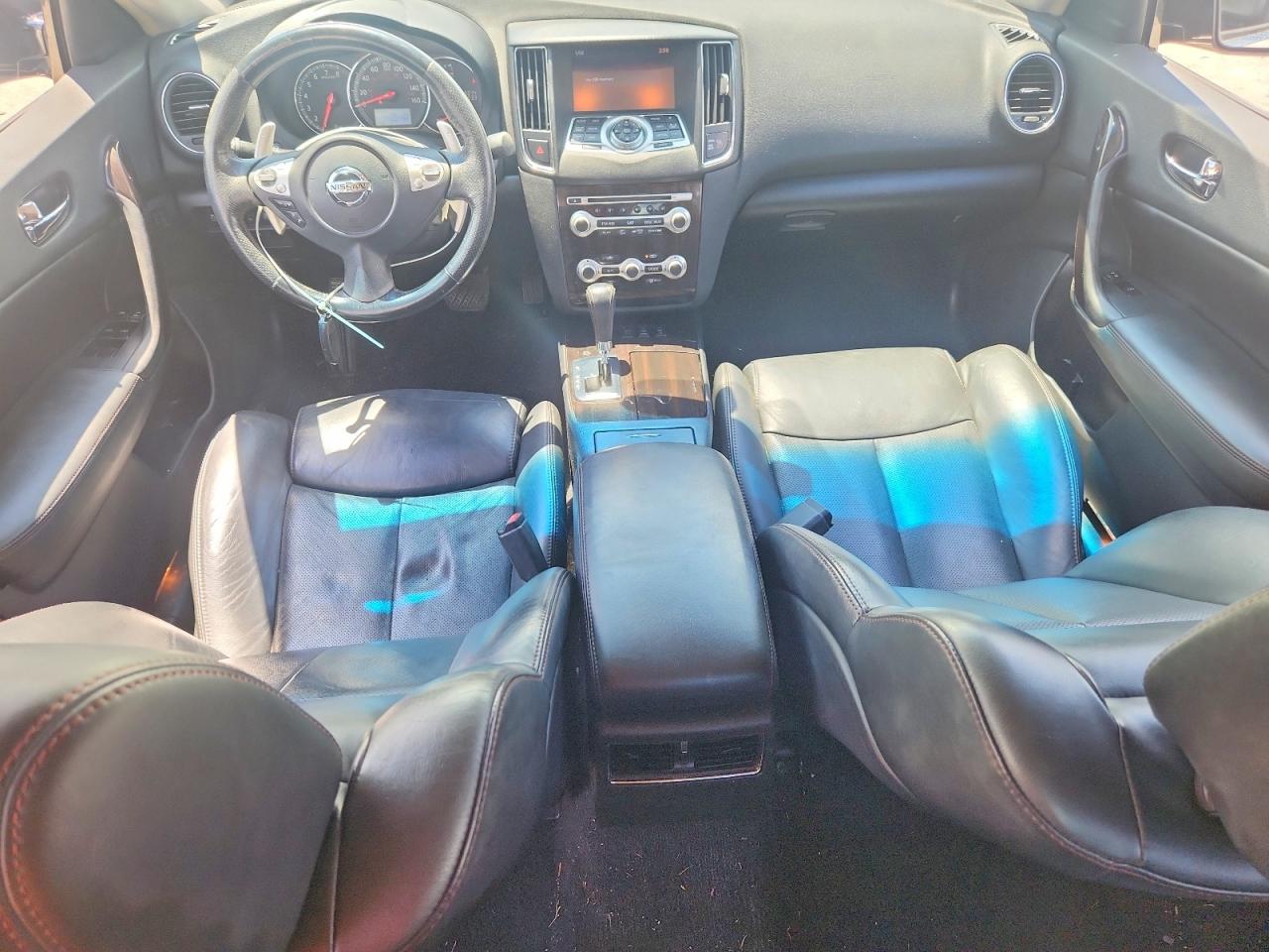 2014 Nissan Maxima 3.5 Sv White vin: 1N4AA5AP5EC455884