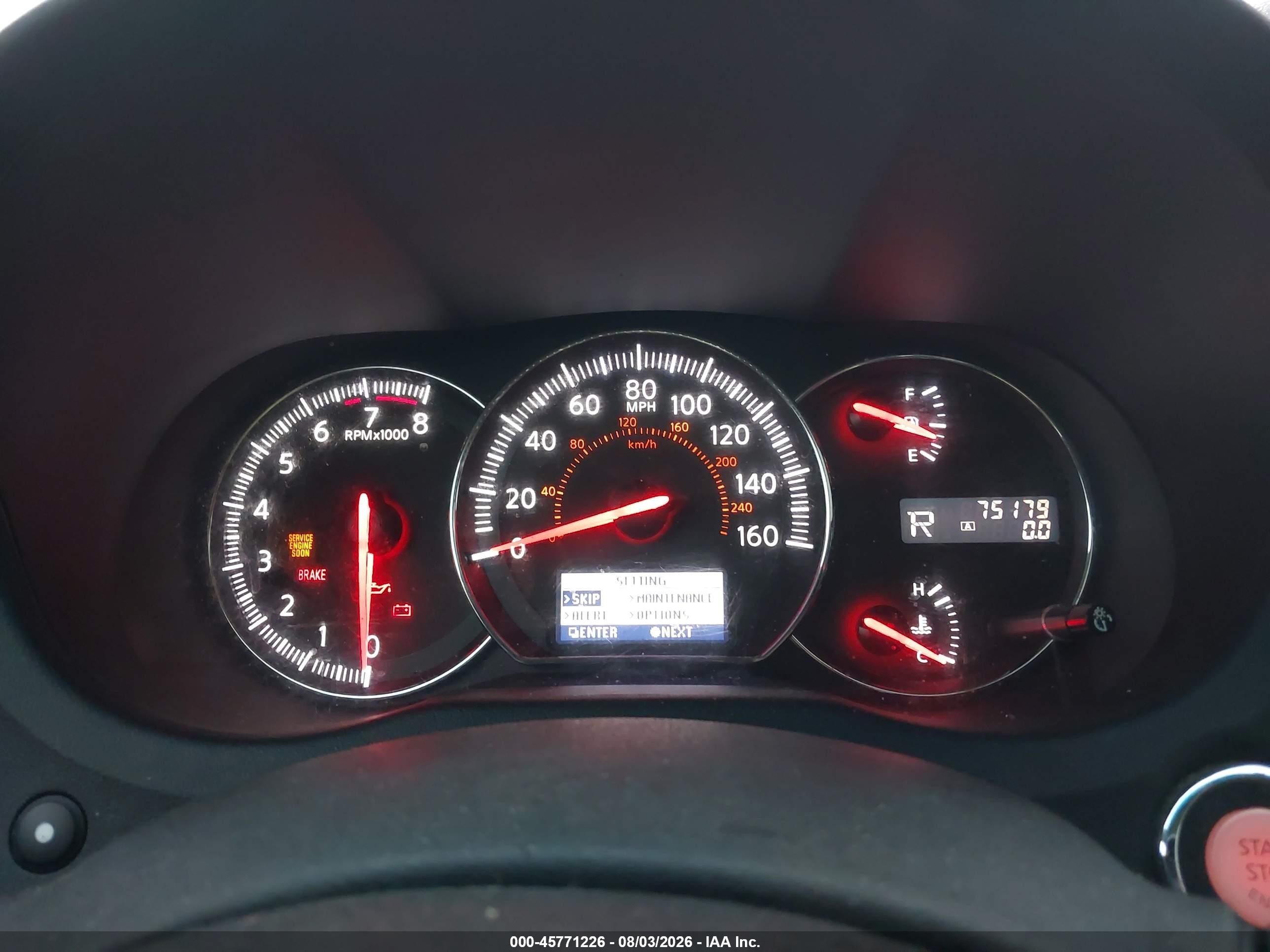 2014 Nissan Maxima 3.5 Sv Gray vin: 1N4AA5AP5EC457523