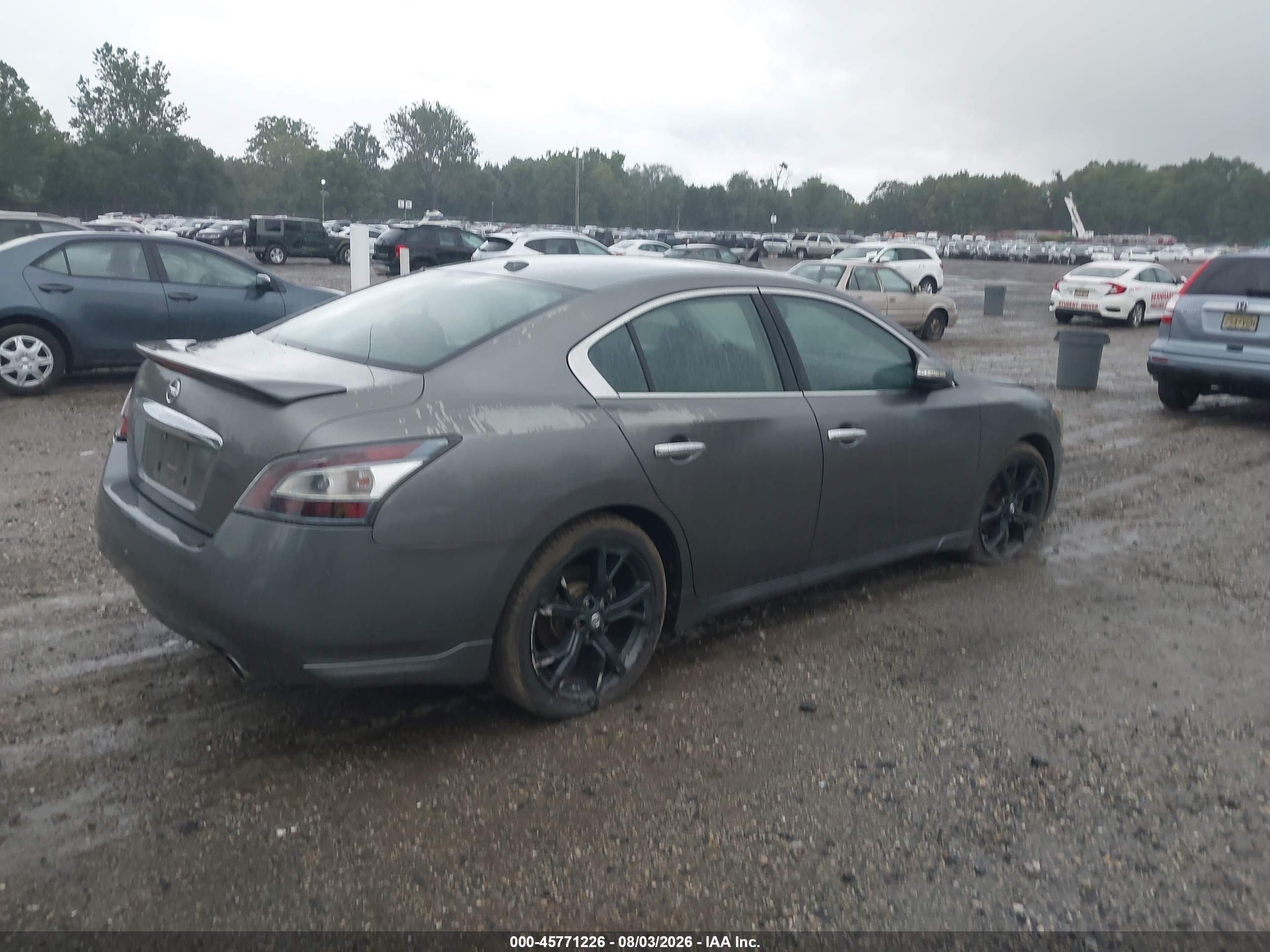 2014 Nissan Maxima 3.5 Sv Gray vin: 1N4AA5AP5EC457523