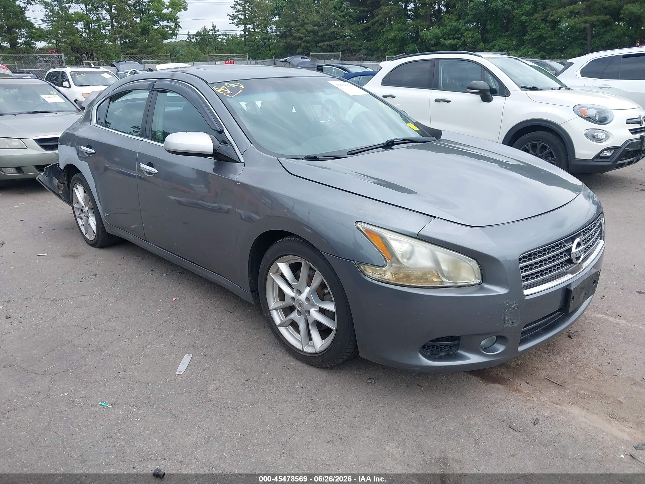 2014 Nissan Maxima 3.5 S/3.5 Sv Gray vin: 1N4AA5AP5EC463306