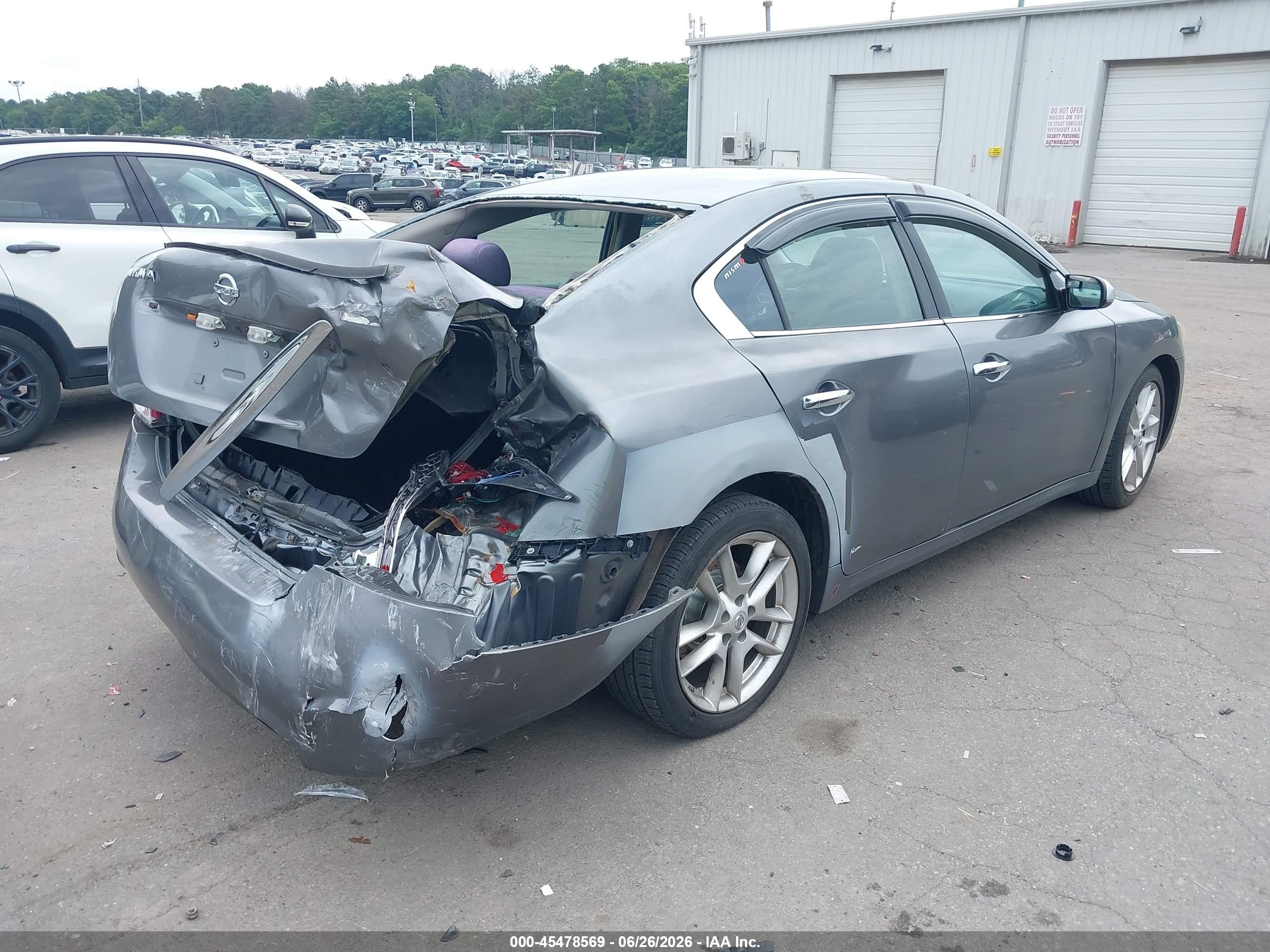 2014 Nissan Maxima 3.5 S/3.5 Sv Gray vin: 1N4AA5AP5EC463306