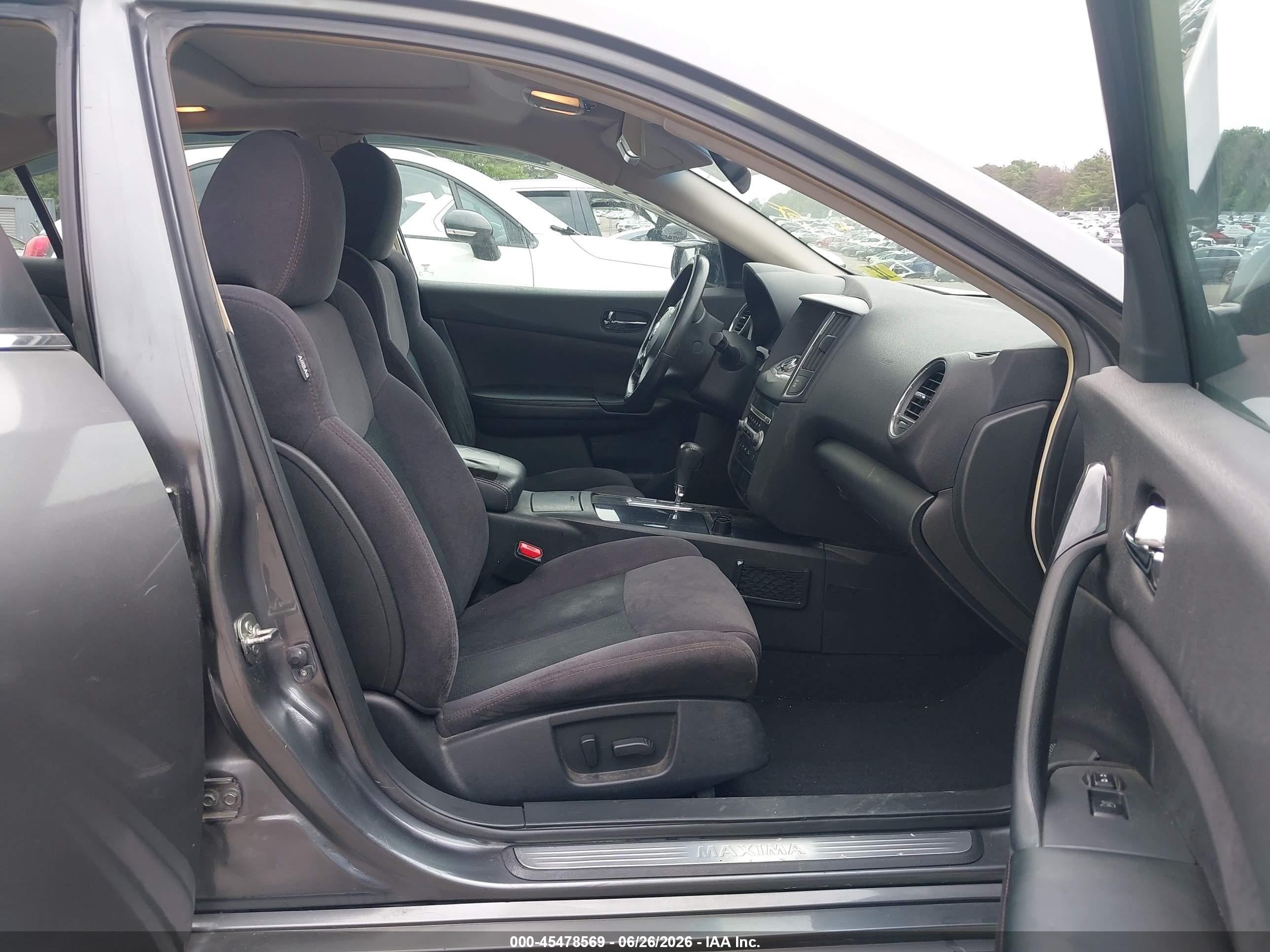 2014 Nissan Maxima 3.5 S/3.5 Sv Gray vin: 1N4AA5AP5EC463306