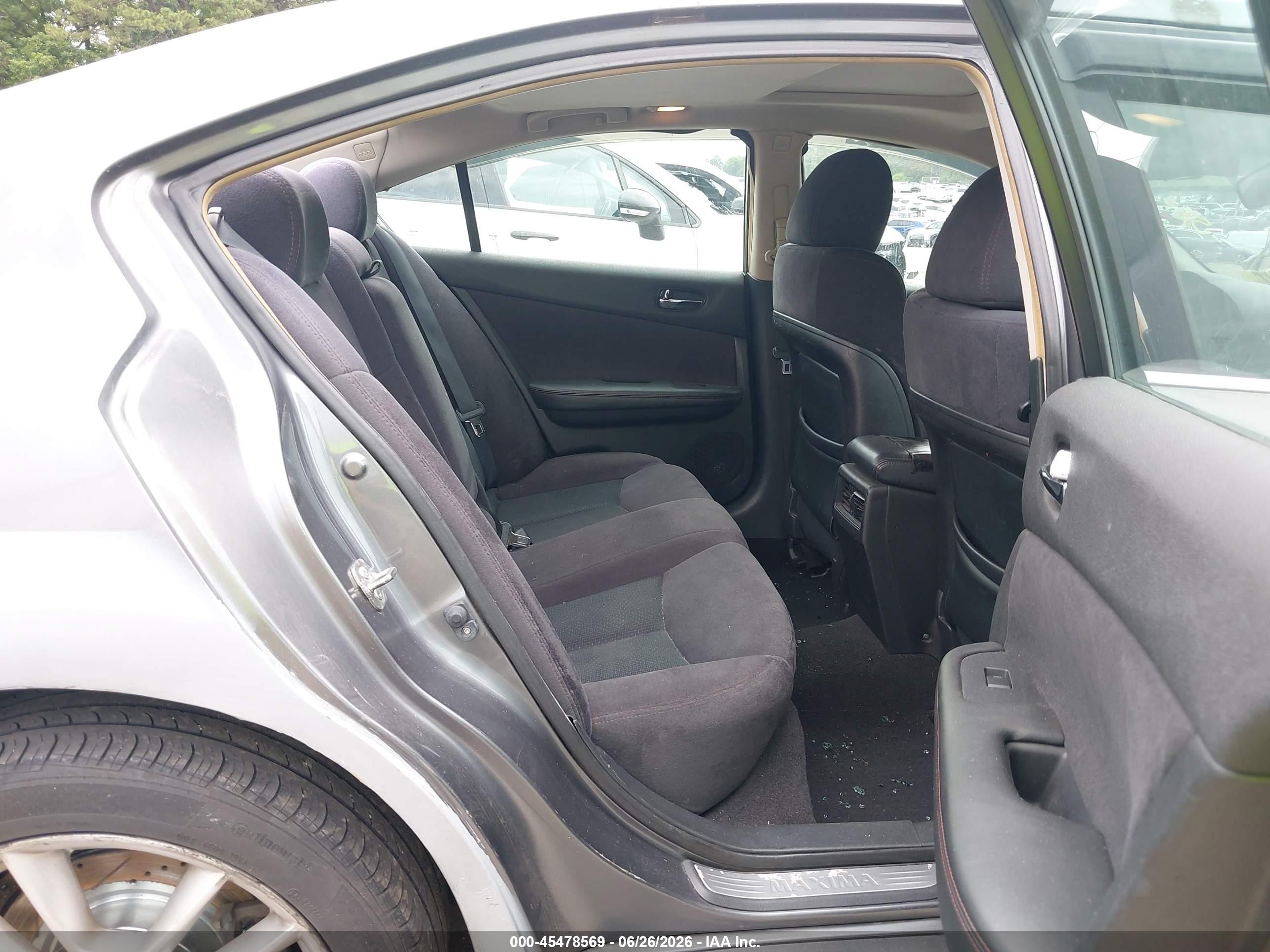 2014 Nissan Maxima 3.5 S/3.5 Sv Gray vin: 1N4AA5AP5EC463306
