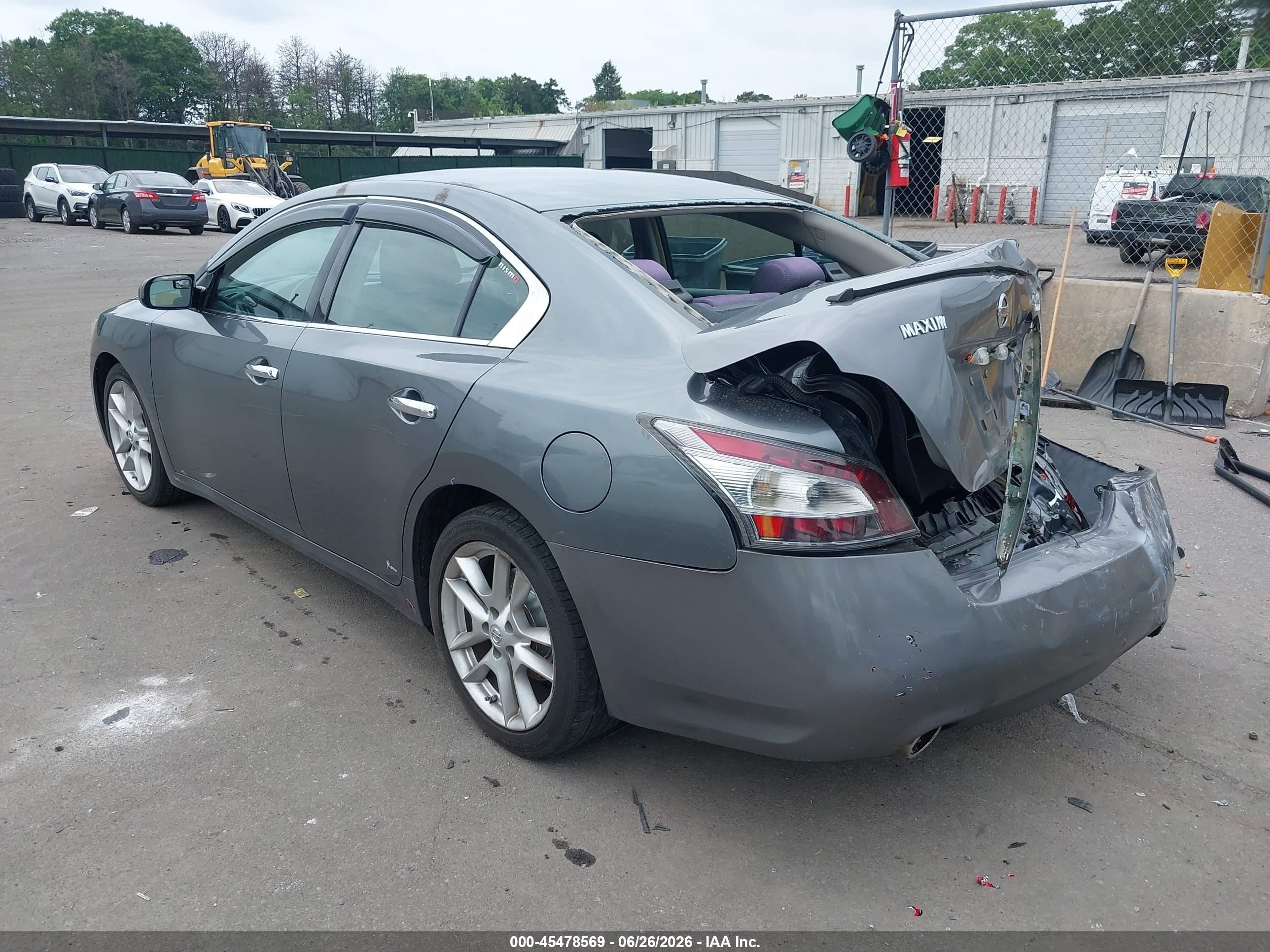 2014 Nissan Maxima 3.5 S/3.5 Sv Gray vin: 1N4AA5AP5EC463306