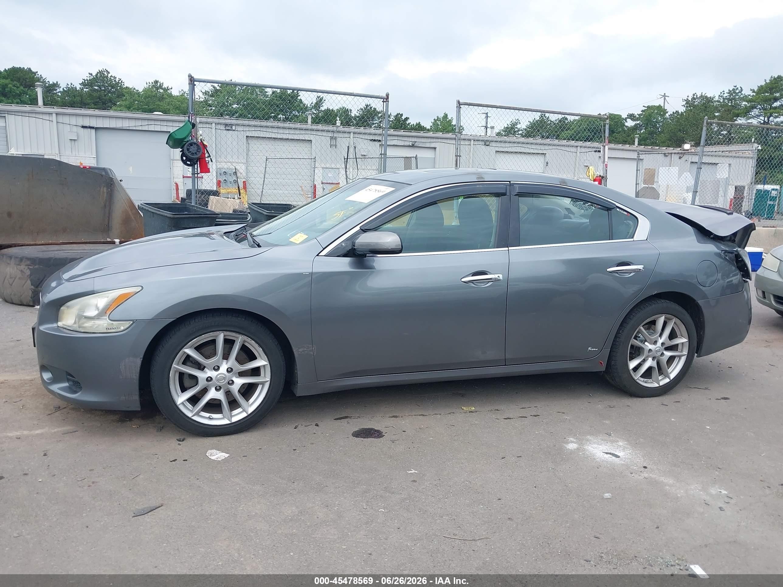 2014 Nissan Maxima 3.5 S/3.5 Sv Gray vin: 1N4AA5AP5EC463306