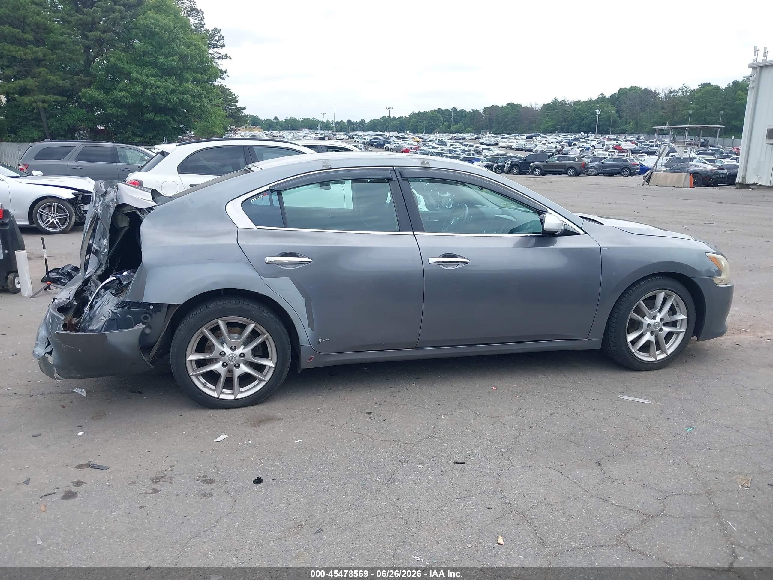 2014 Nissan Maxima 3.5 S/3.5 Sv Gray vin: 1N4AA5AP5EC463306