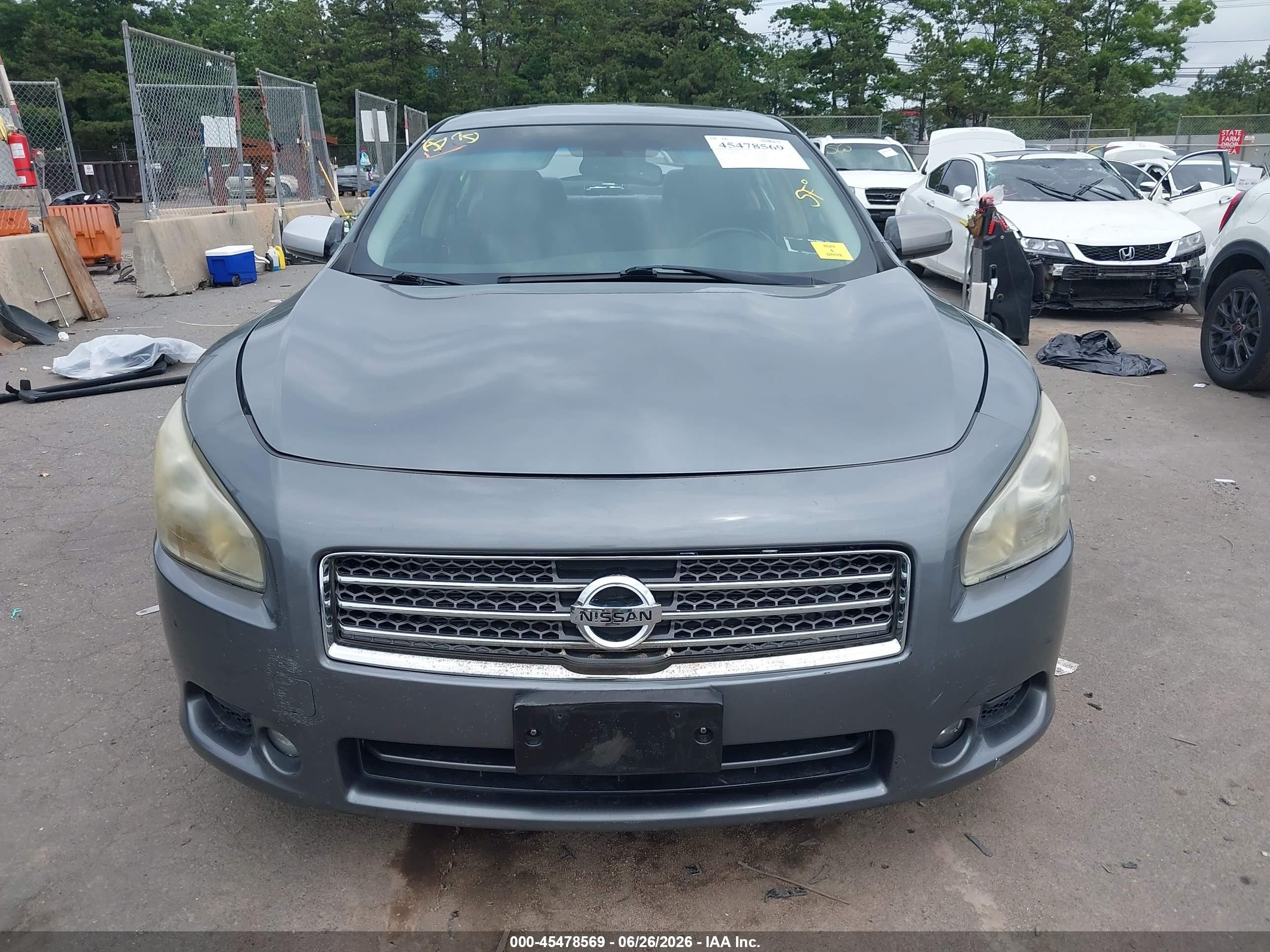 2014 Nissan Maxima 3.5 S/3.5 Sv Gray vin: 1N4AA5AP5EC463306