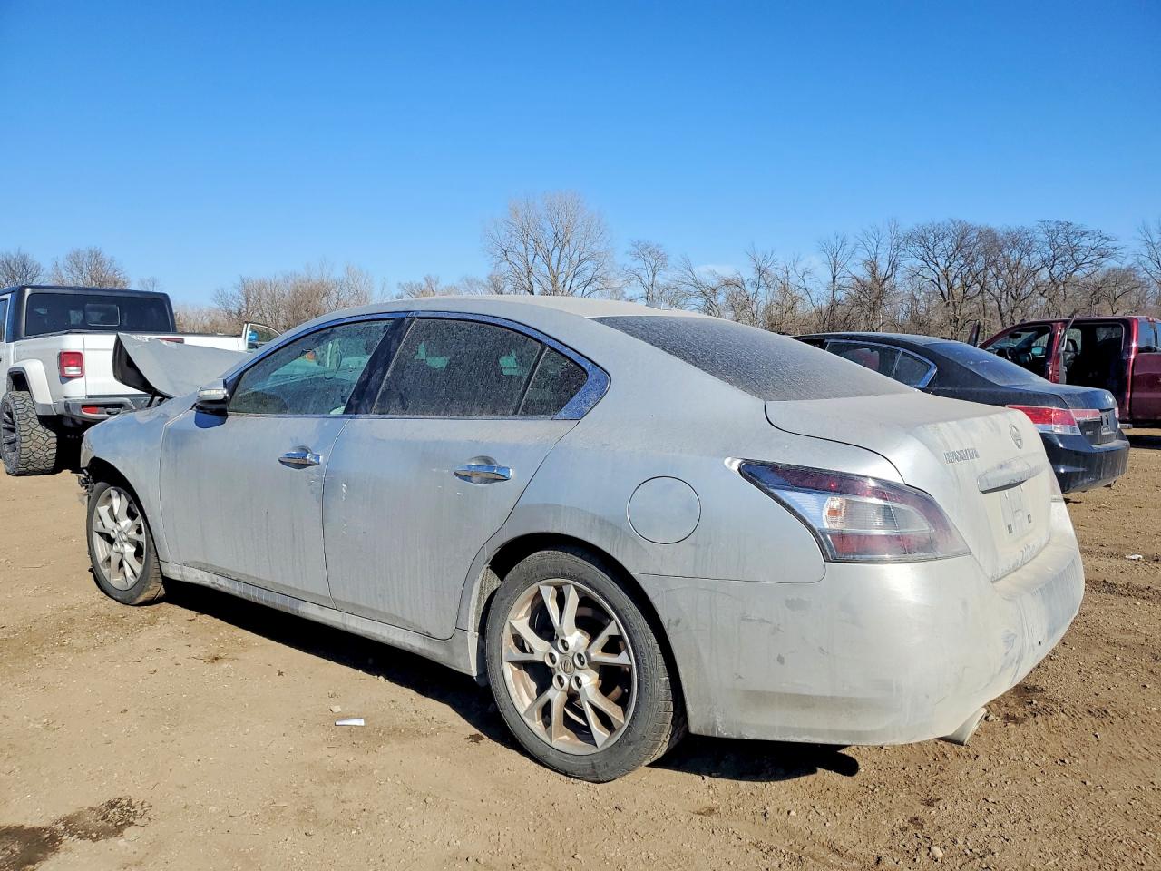 2014 Nissan Maxima Silver vin: 1N4AA5AP5EC474726