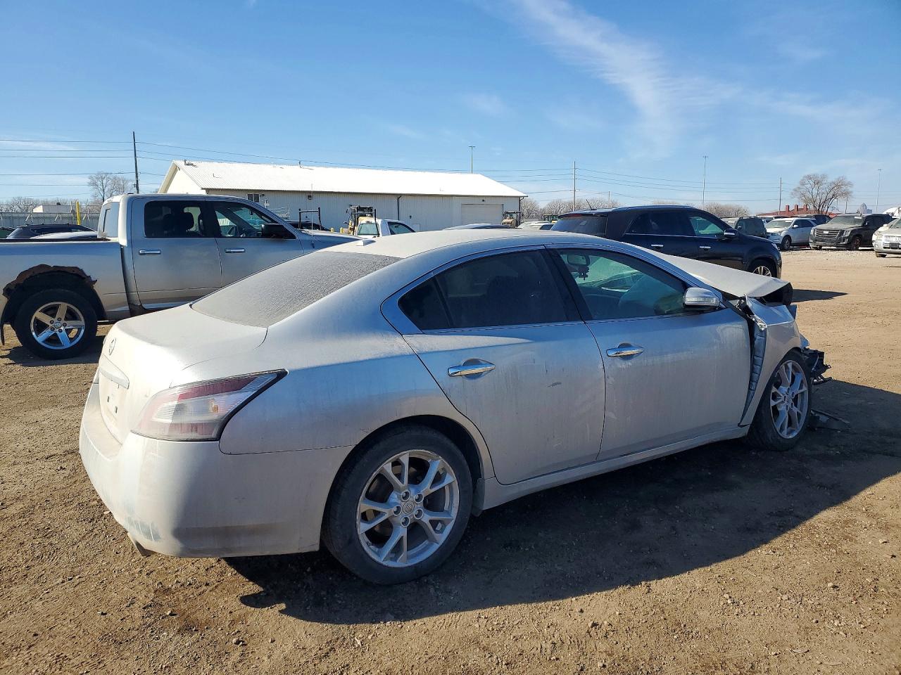 2014 Nissan Maxima Silver vin: 1N4AA5AP5EC474726