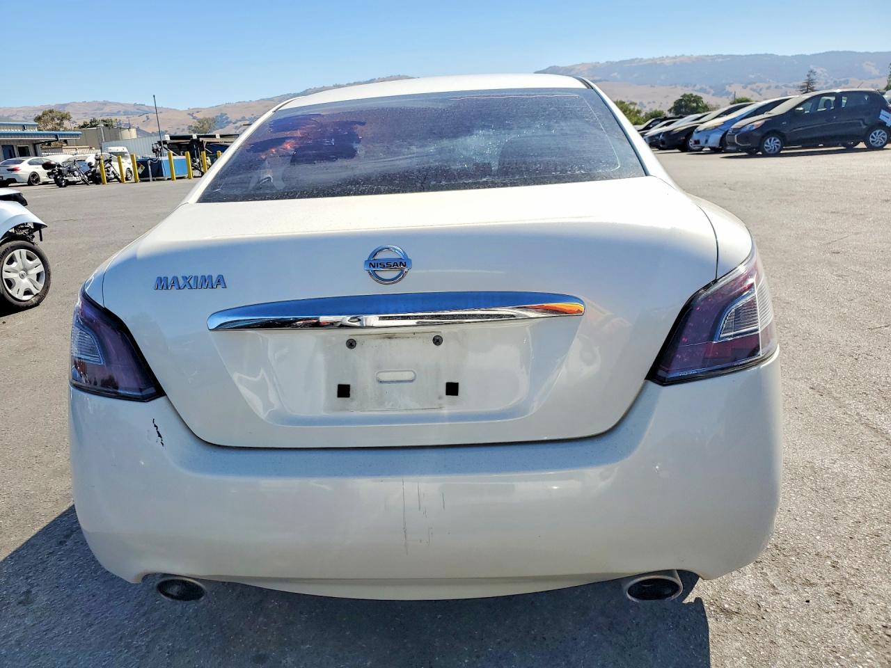 2014 Nissan Maxima 3.5 S White vin: 1N4AA5AP5EC475536