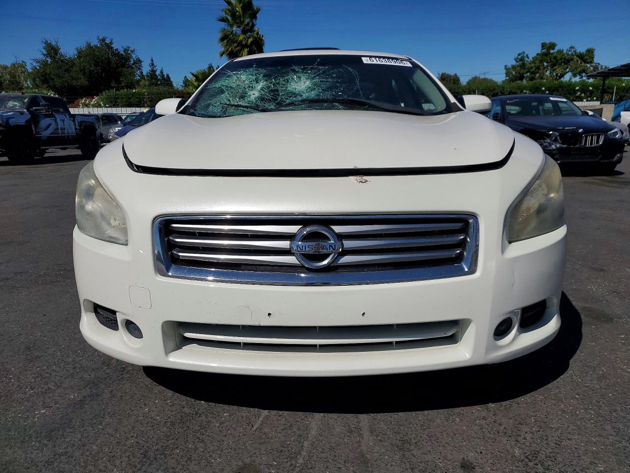 2014 Nissan Maxima 3.5 S White vin: 1N4AA5AP5EC475536