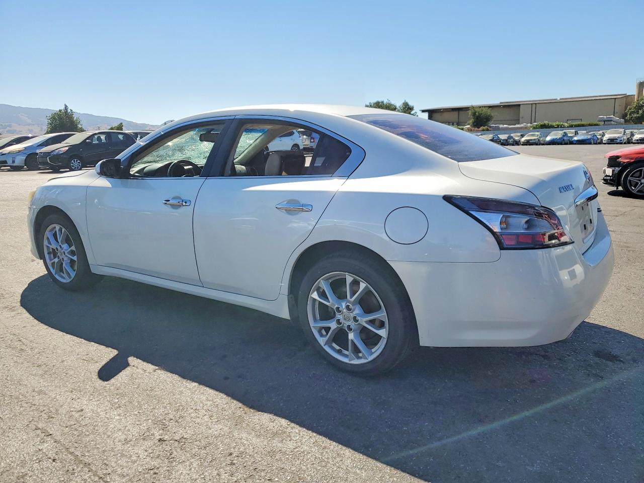 2014 Nissan Maxima 3.5 S White vin: 1N4AA5AP5EC475536