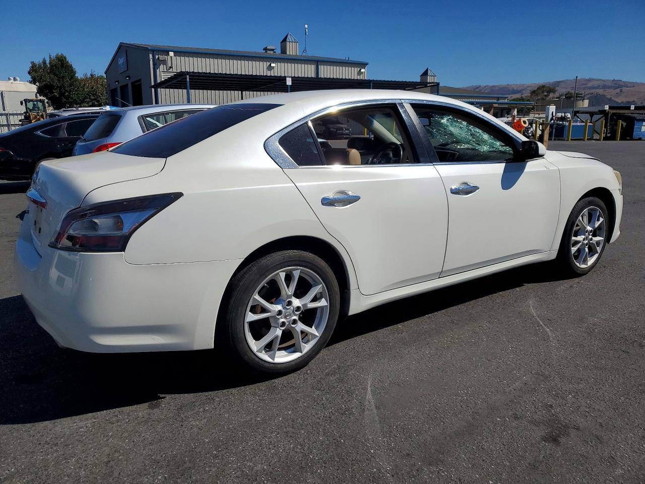 2014 Nissan Maxima 3.5 S White vin: 1N4AA5AP5EC475536