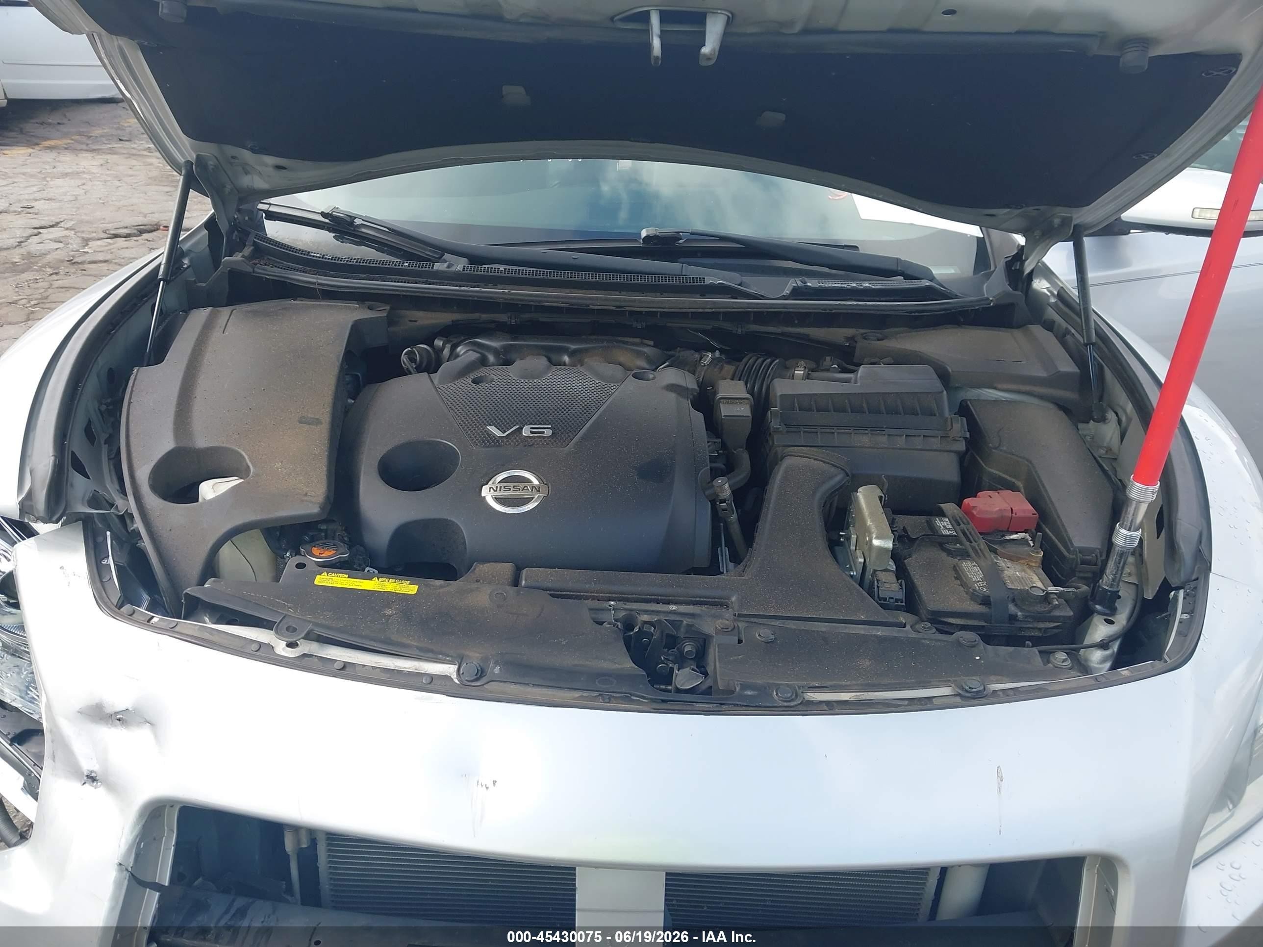 2014 Nissan Maxima 3.5 Sv Silver vin: 1N4AA5AP5EC477092