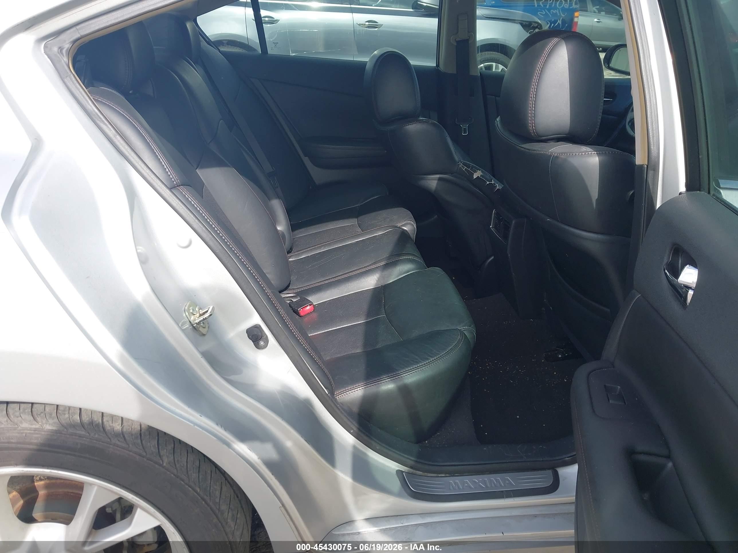 2014 Nissan Maxima 3.5 Sv Silver vin: 1N4AA5AP5EC477092
