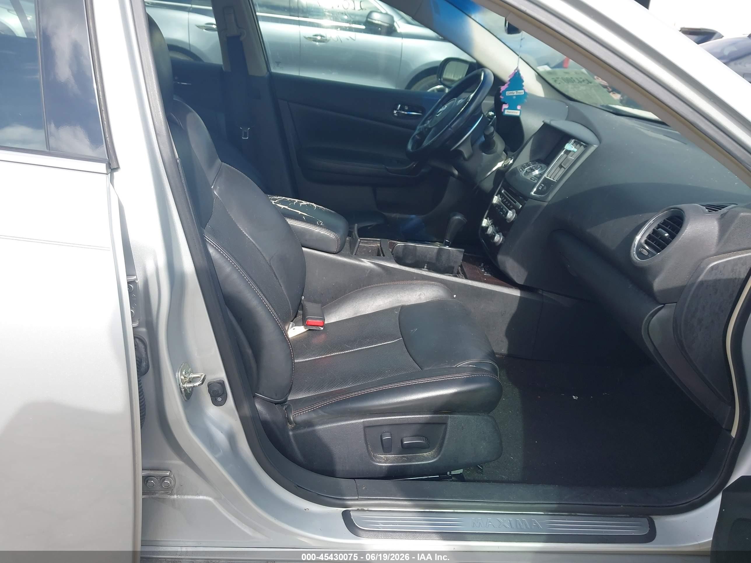 2014 Nissan Maxima 3.5 Sv Silver vin: 1N4AA5AP5EC477092