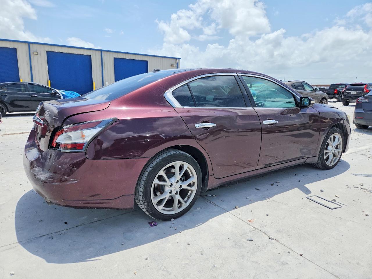 2014 Nissan Maxima 3.5 S Purple vin: 1N4AA5AP5EC477965